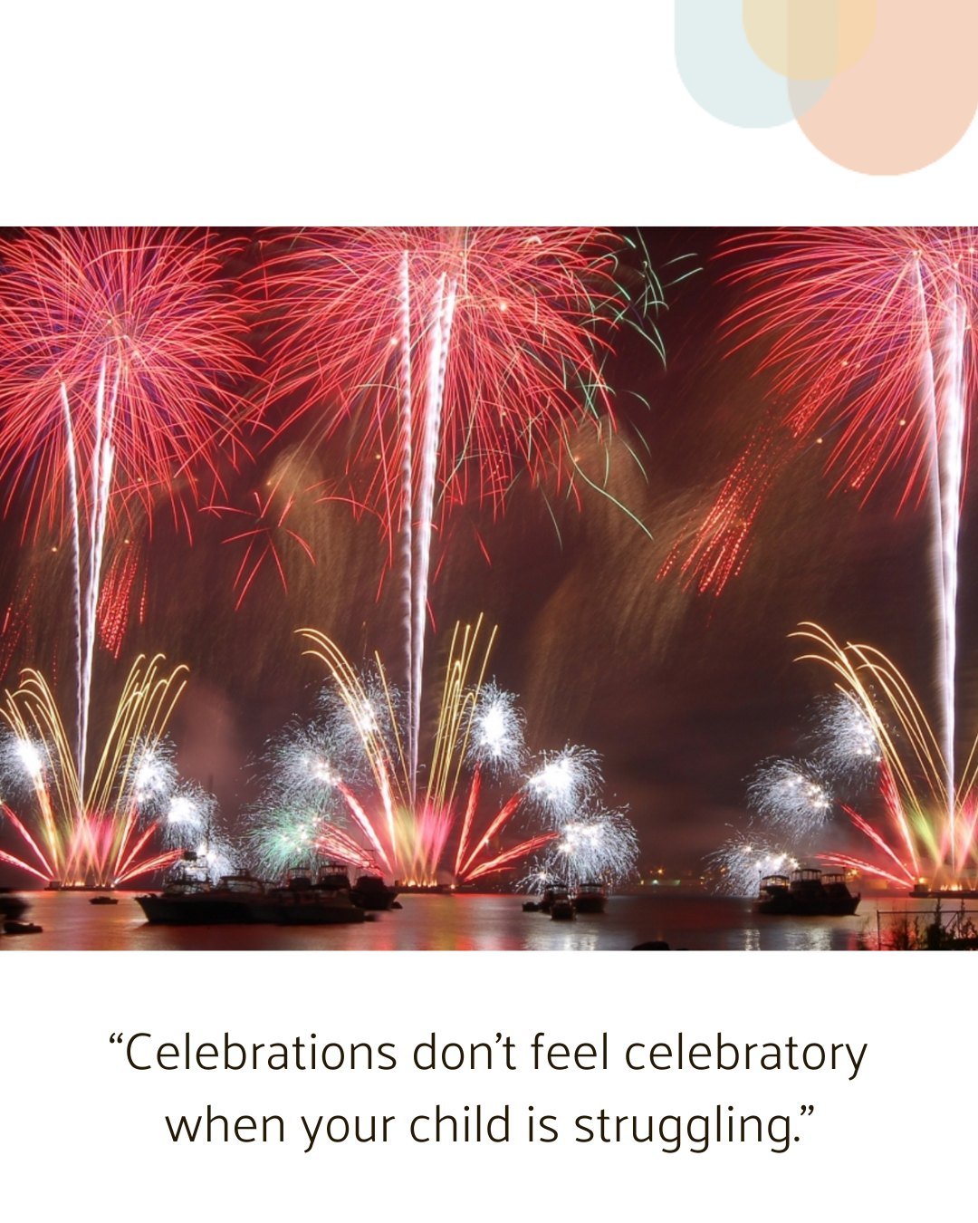 July 4th weekend is here, and we're thinking about all the families we work with who are navigating treatment right now.

Holidays feel different when your child is away from home. The barbecues, the fireworks - it can feel &quot;wrong&quot; when you