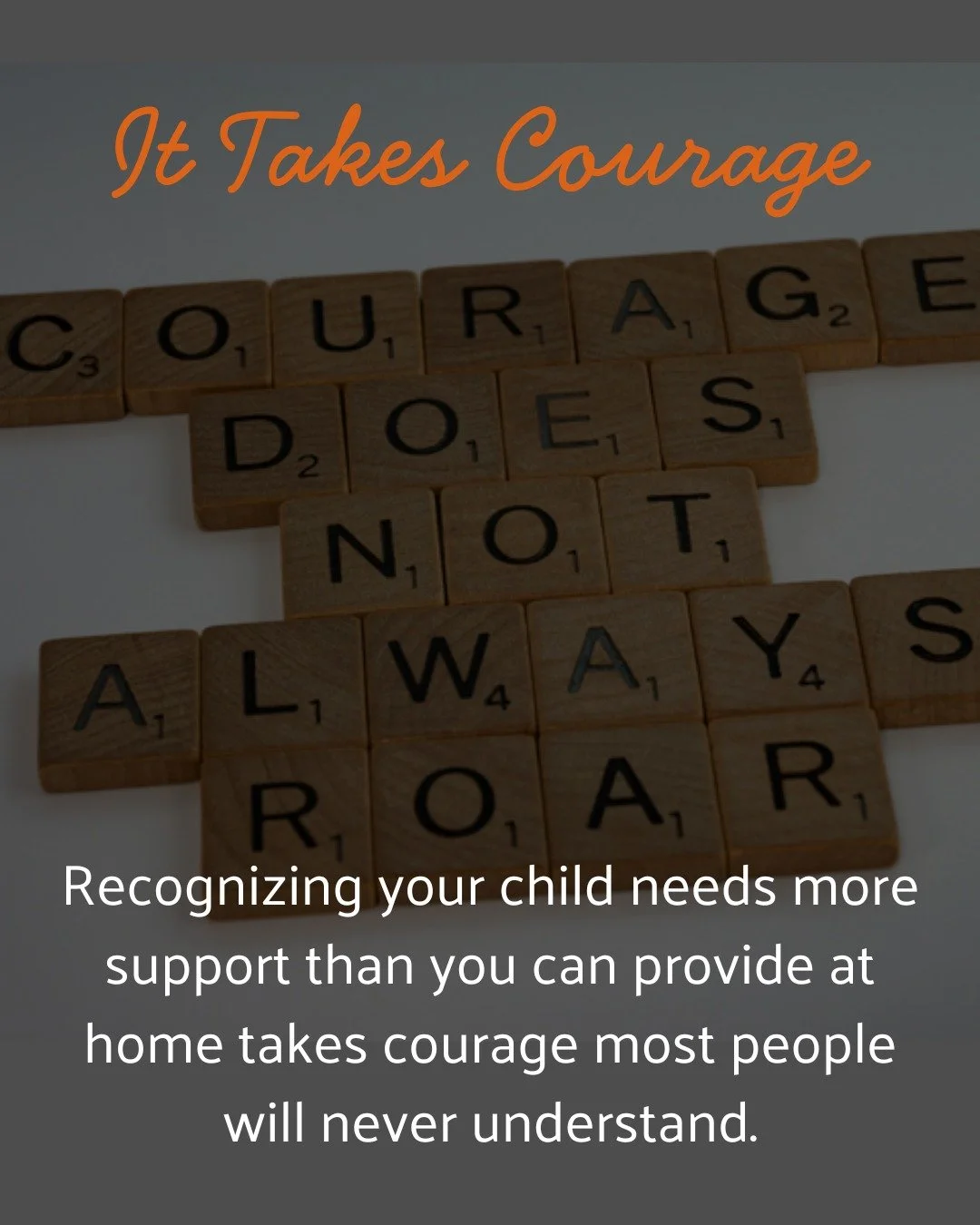 Read our blog: https://www.teamcrossbridge.com/blog/for-the-parents-it-takes-courage-
