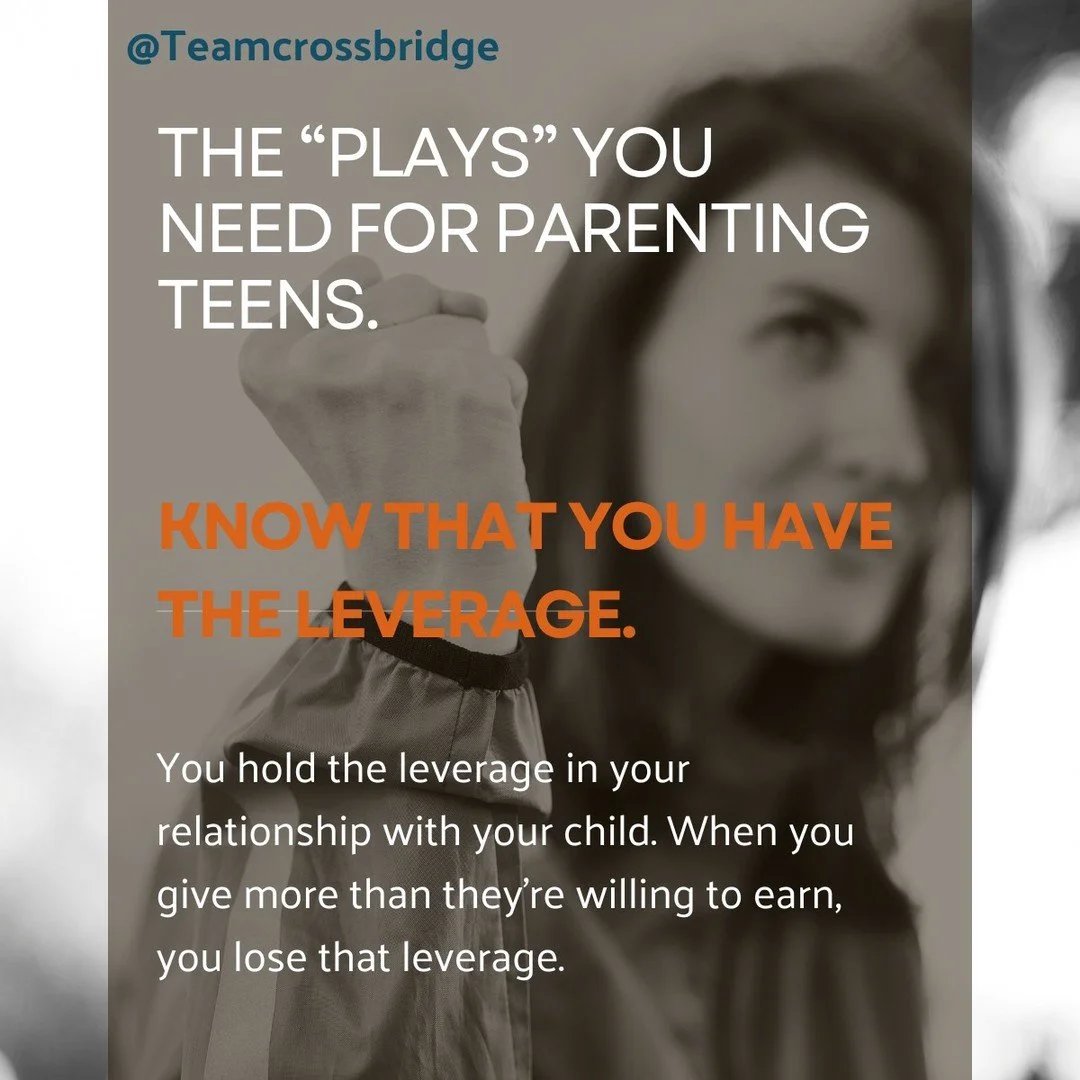 Need support navigating the teenage years? 
Contact Crossbridge Consulting for personalized guidance tailored to your family's needs. 
www.teamcrossbridge.com