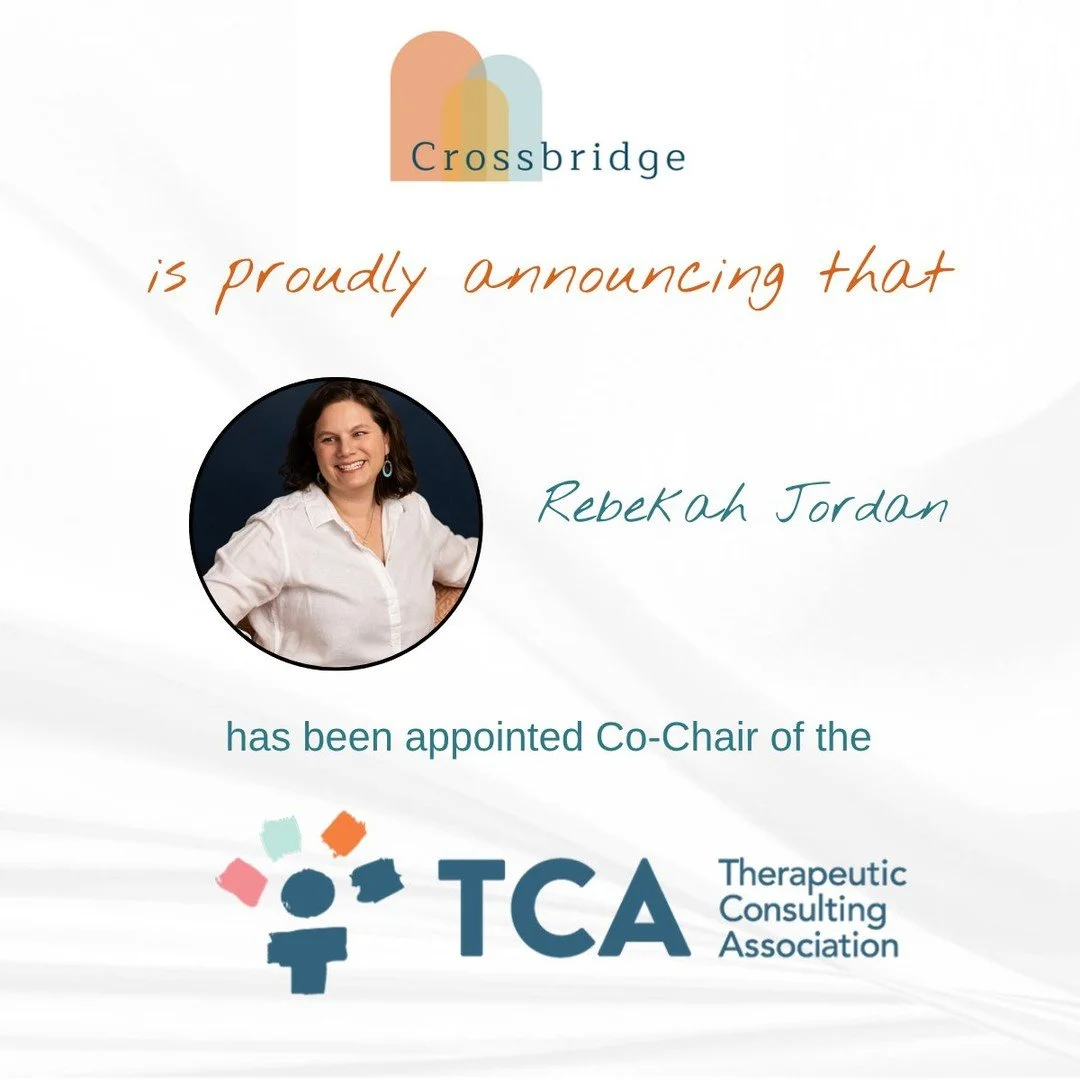 Huge congratulations to our own Rebekah Jordan, M.Ed.! 🎉

Rebekah has been named Co-Chair of the Therapeutic Consulting Association! After years of serving TCA as Treasurer, she's stepping into this leadership role.

TCA is dedicated to raising the 