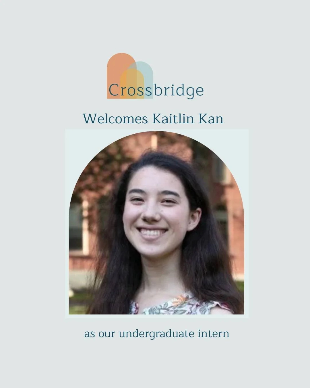 Meet Kaitlin Kan, the newest member of Team Crossbridge. 

Kaitlin is an undergraduate at Yale studying psychology, and she's neurodivergent herself &mdash; which shapes both how she thinks about this work and why she wanted to do it.

She joins us f