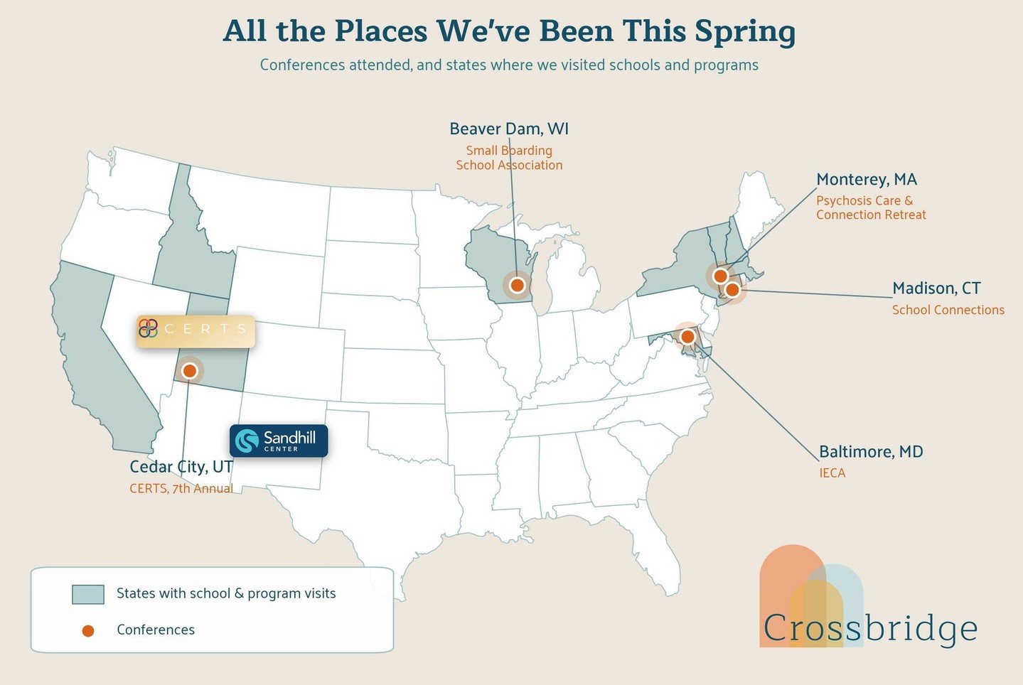 All the places spring took us.

Rebekah is giving the keynote at the 7th Annual CERTS Academic Conference, on how lasting change happens when accommodation meets adaptation: meeting students where they actually are, without over-accommodating, and le