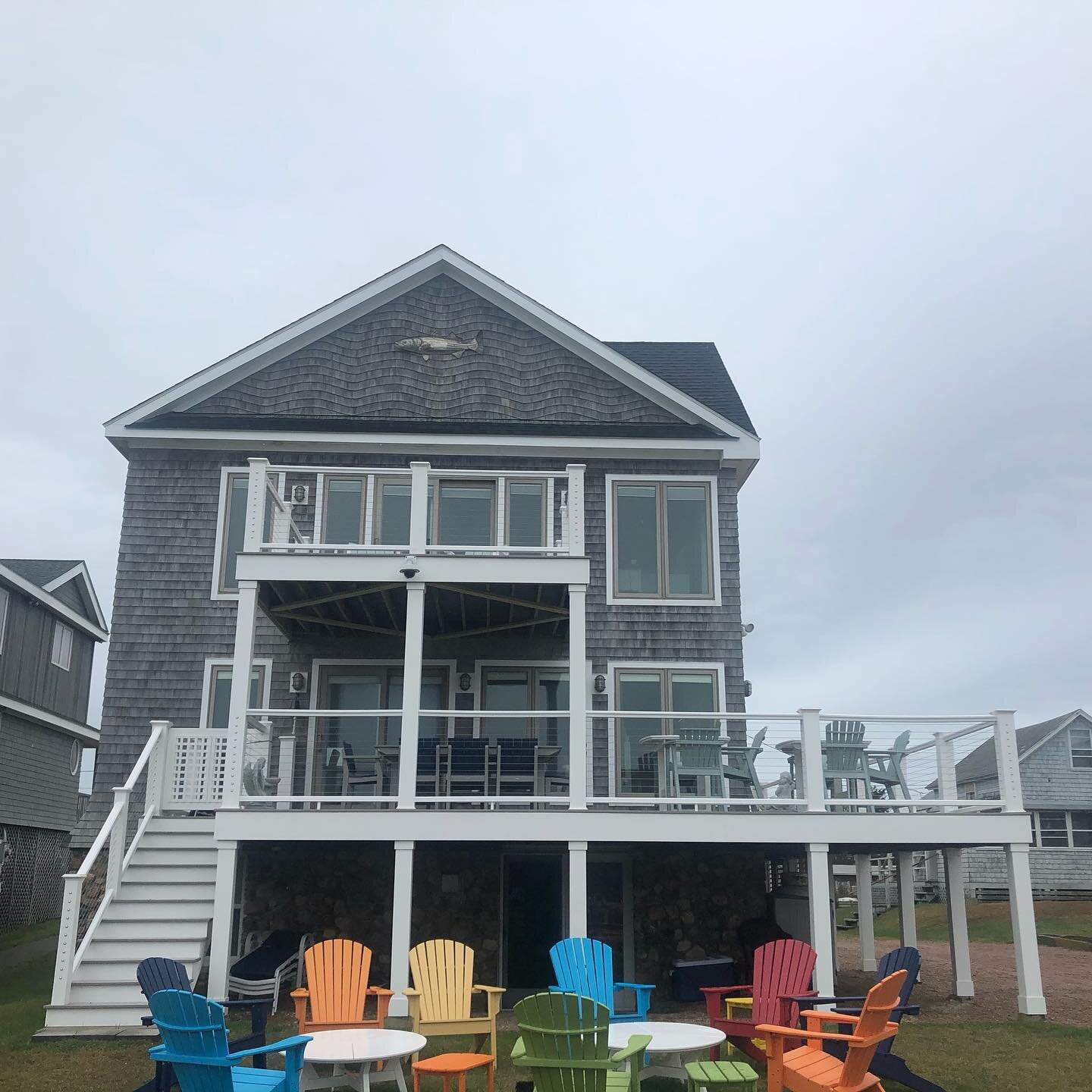 Took a visit today to check on a project completed this past Spring. The new deck has gotten a lot of use this summer! Check out our website for more photos 📷