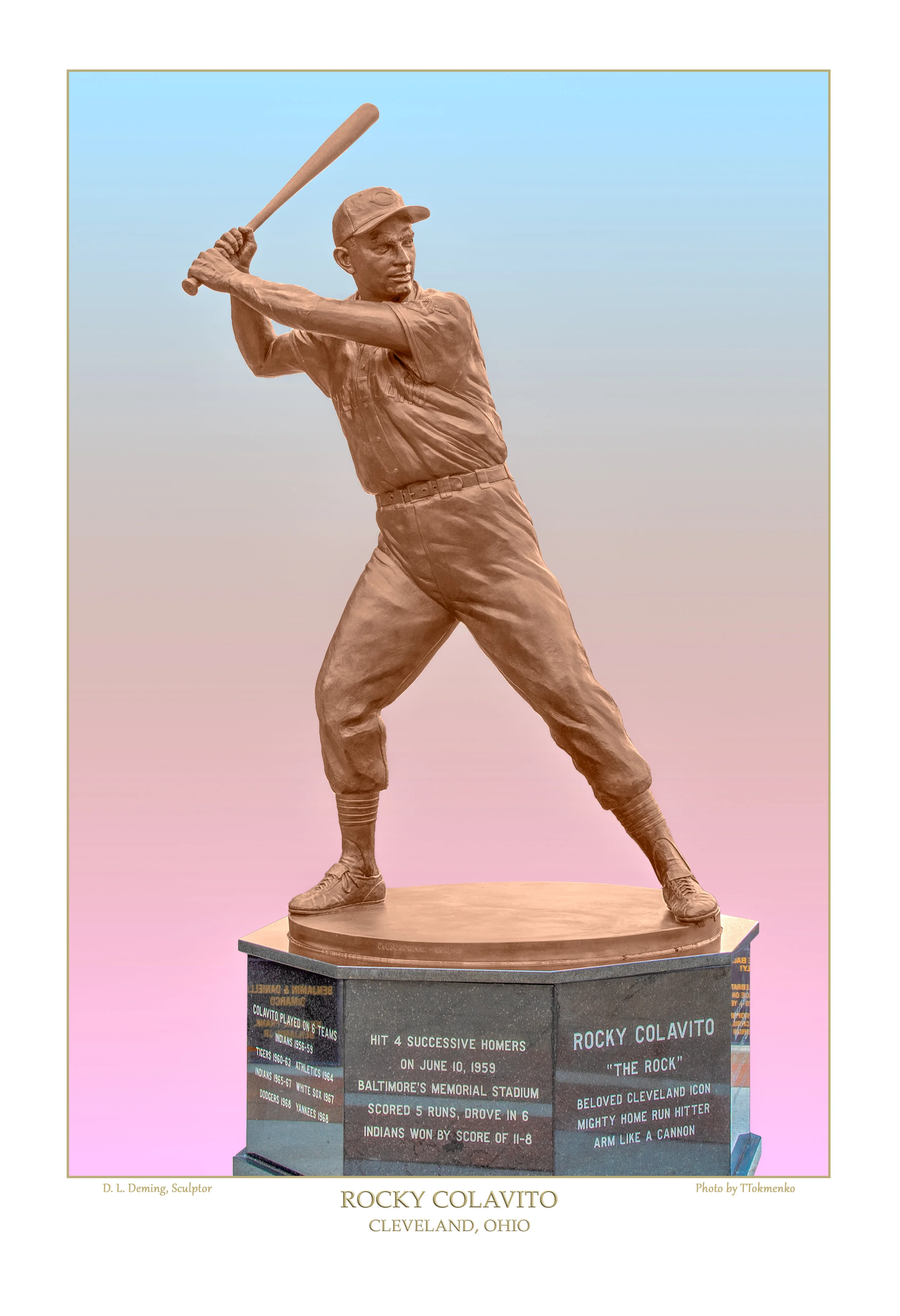 Rocky Colavito Statue - Cleveland, Ohio