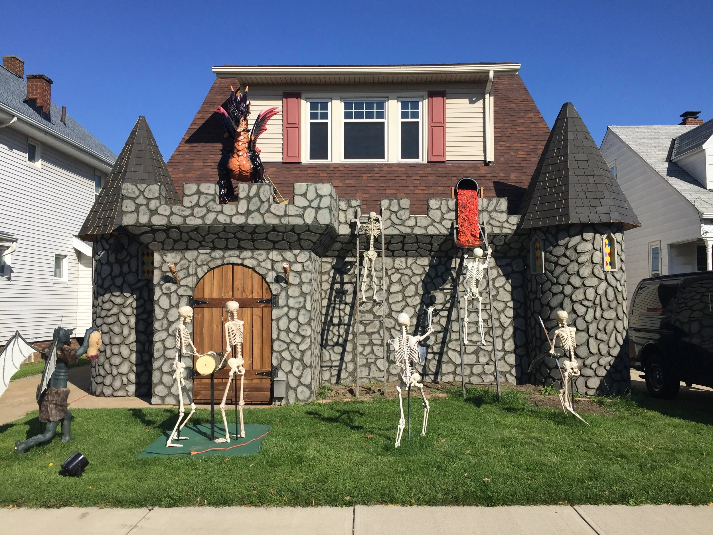 Halloween Display -  Luelda Ave - Parma Ohio