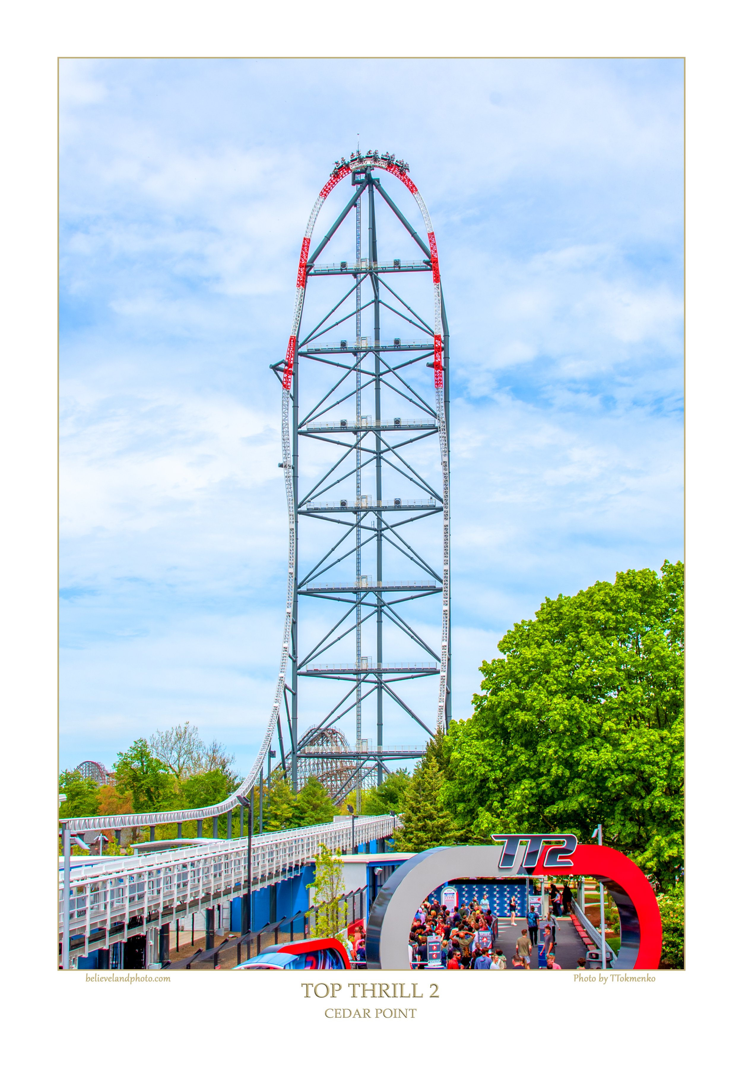 Top Thrill 2 Cedar Point Sandusky Ohio
