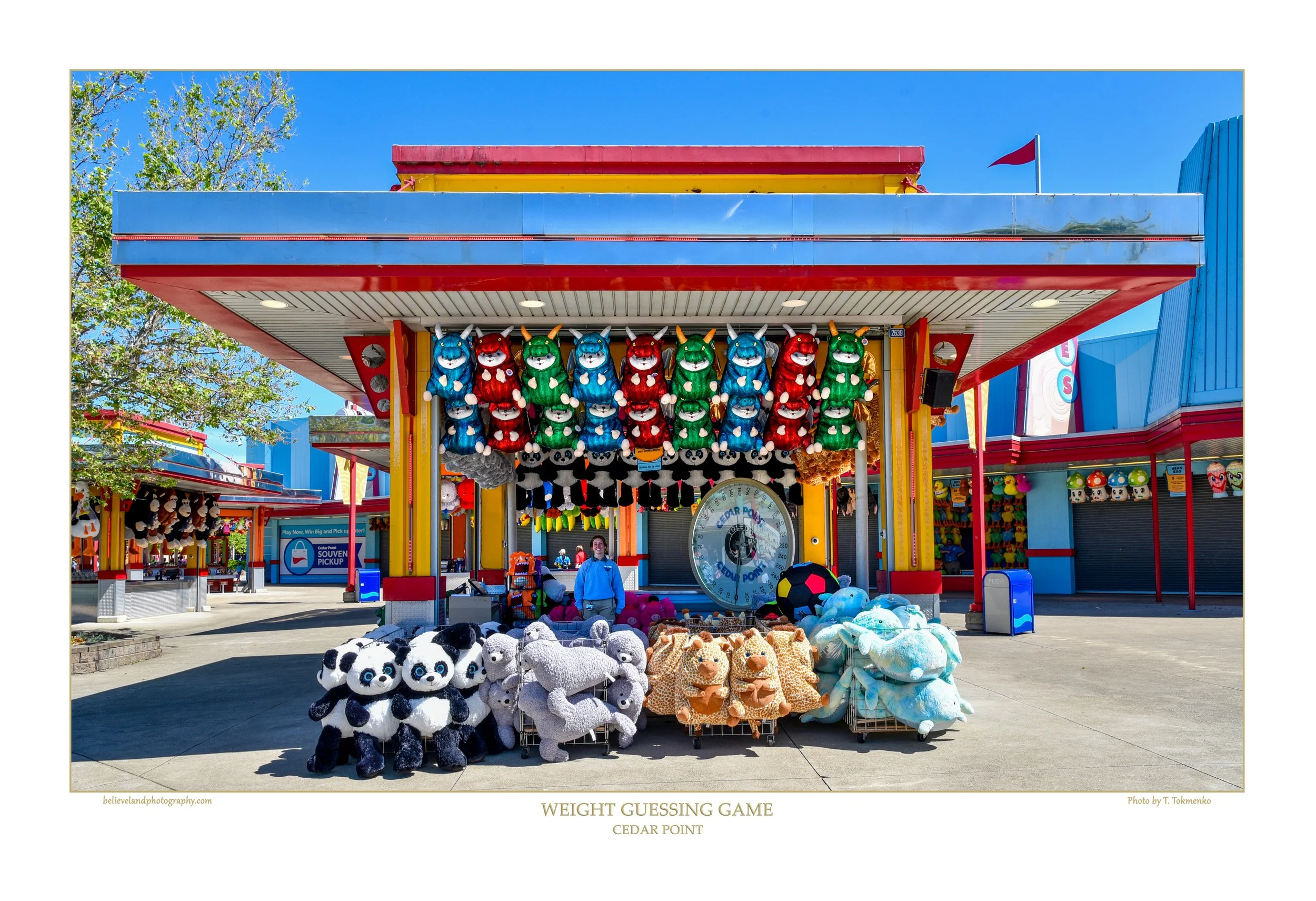 Cedar Point - Midway Weight Guessing Game - Sandusky Ohio