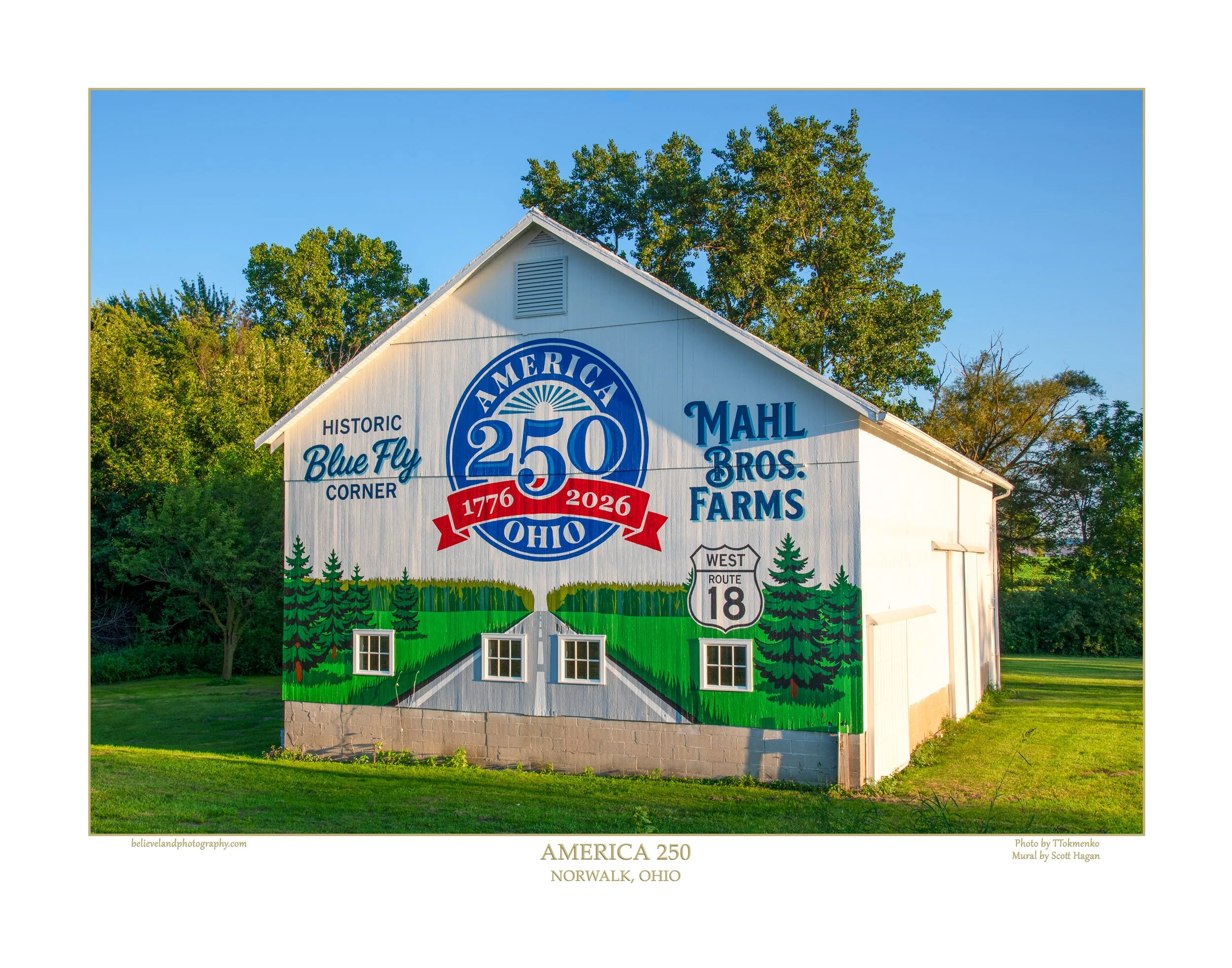 America 250 - Norwalk Ohio - Scott Hagan - The Barn Artist