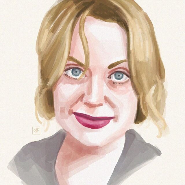 A little color study of Amy in one of @amypoehlersmartgirls &lsquo;s #askamy
.
.
.
@procreate #procreate #digitalart #eveningstudy #characterstudy #amypoehler #leslieknope #colorstudy #artoftheday #womenillustrator