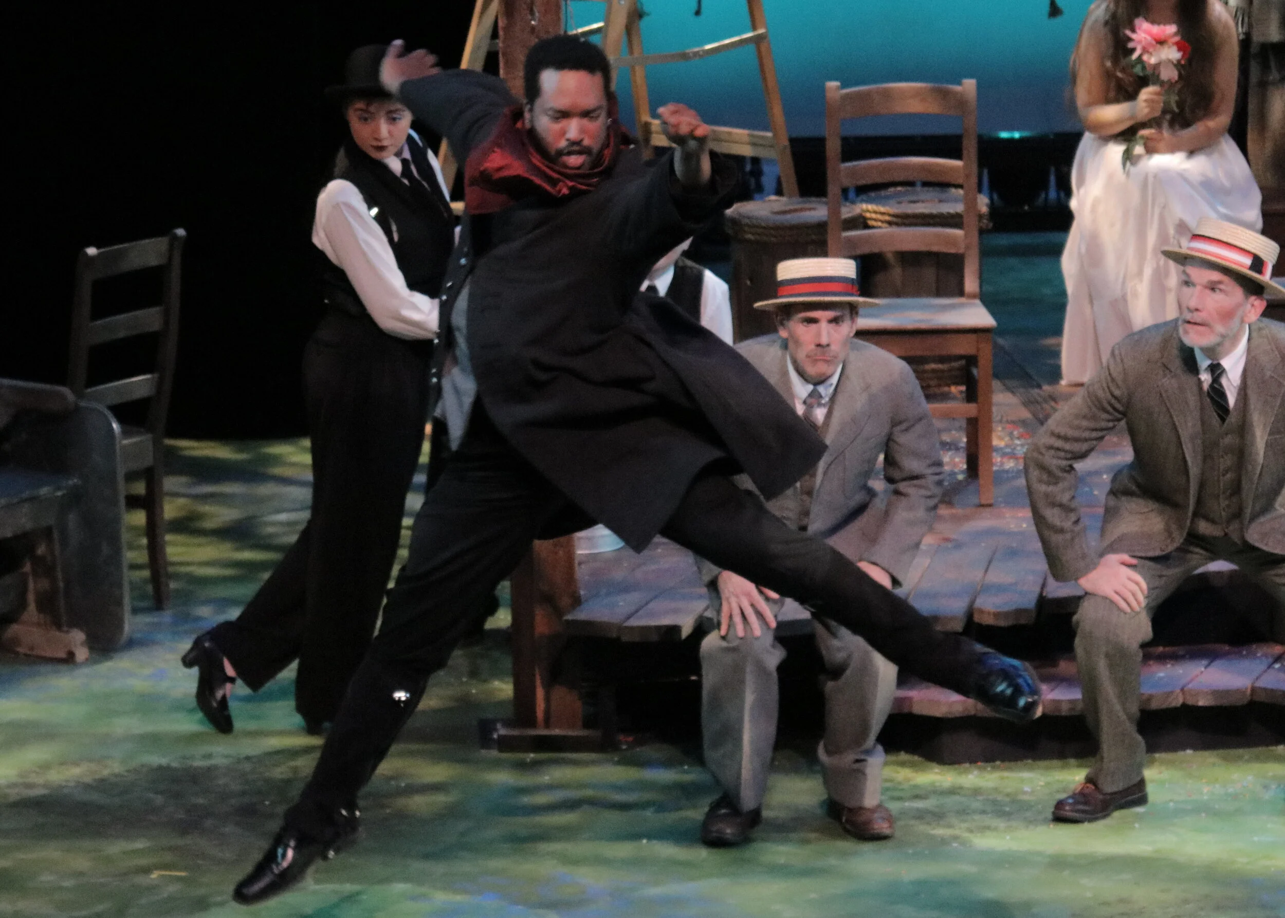 Michael Blackburn as El Gallo in "The Fantastics" at MPC Theatre Company. 