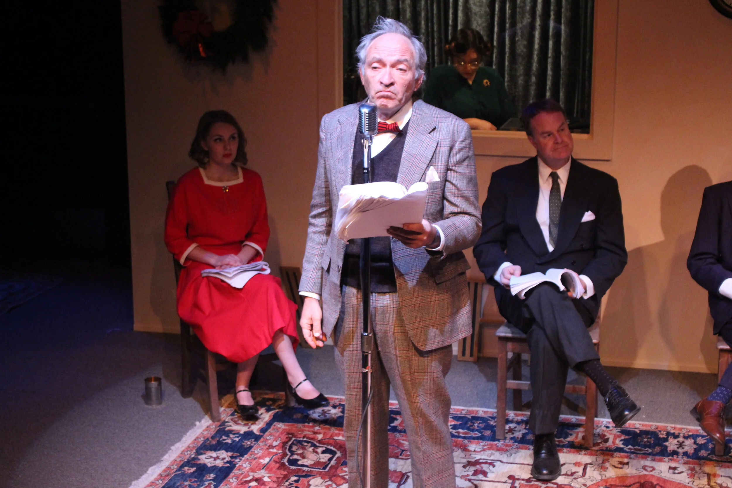 Ron Genauer in "It's a Wonderful Life: A Live Radio Play" at MPC Theatre Company.