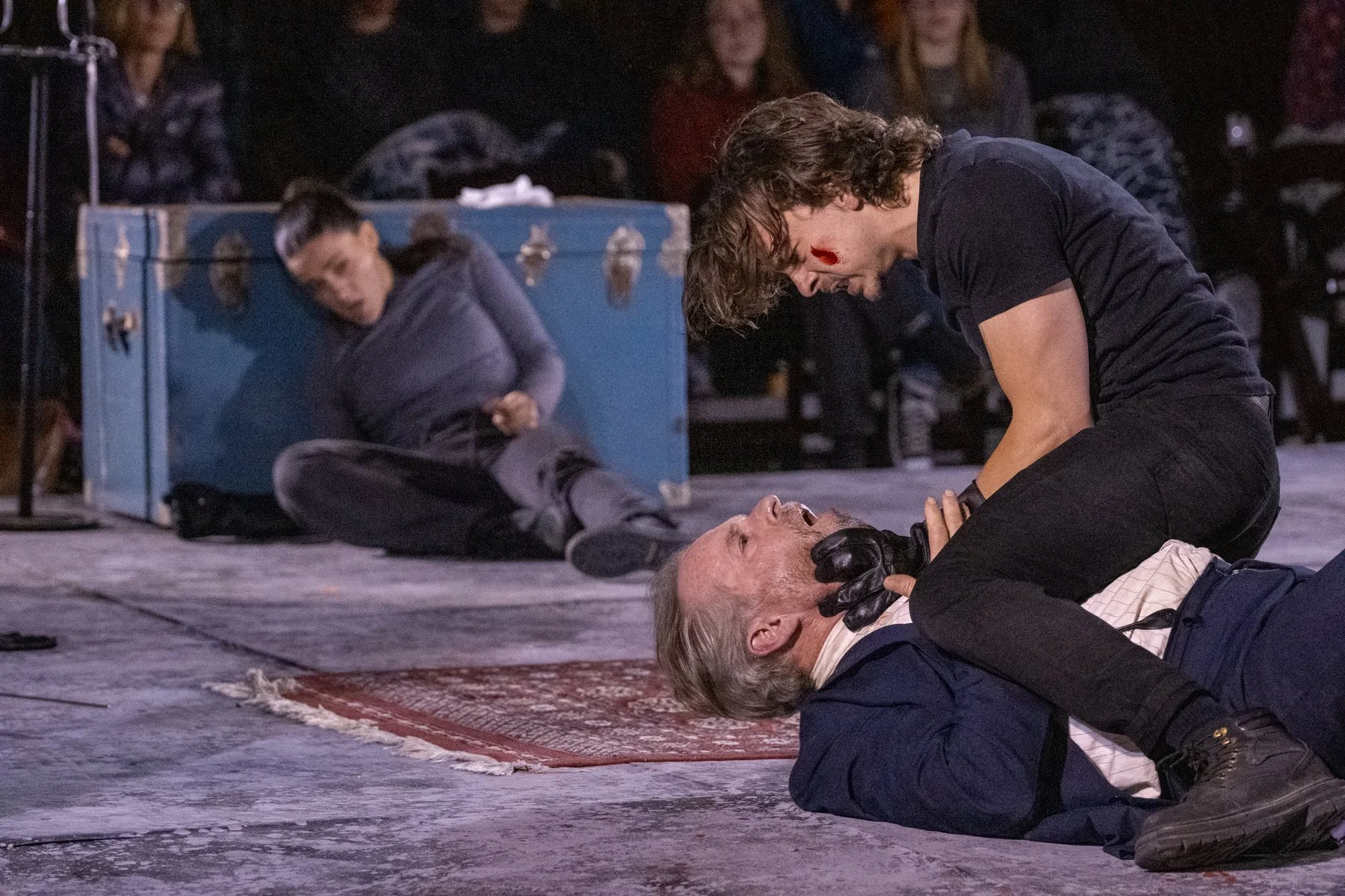 Christopher Morson as Hamlet, Michael Storm as Claudius