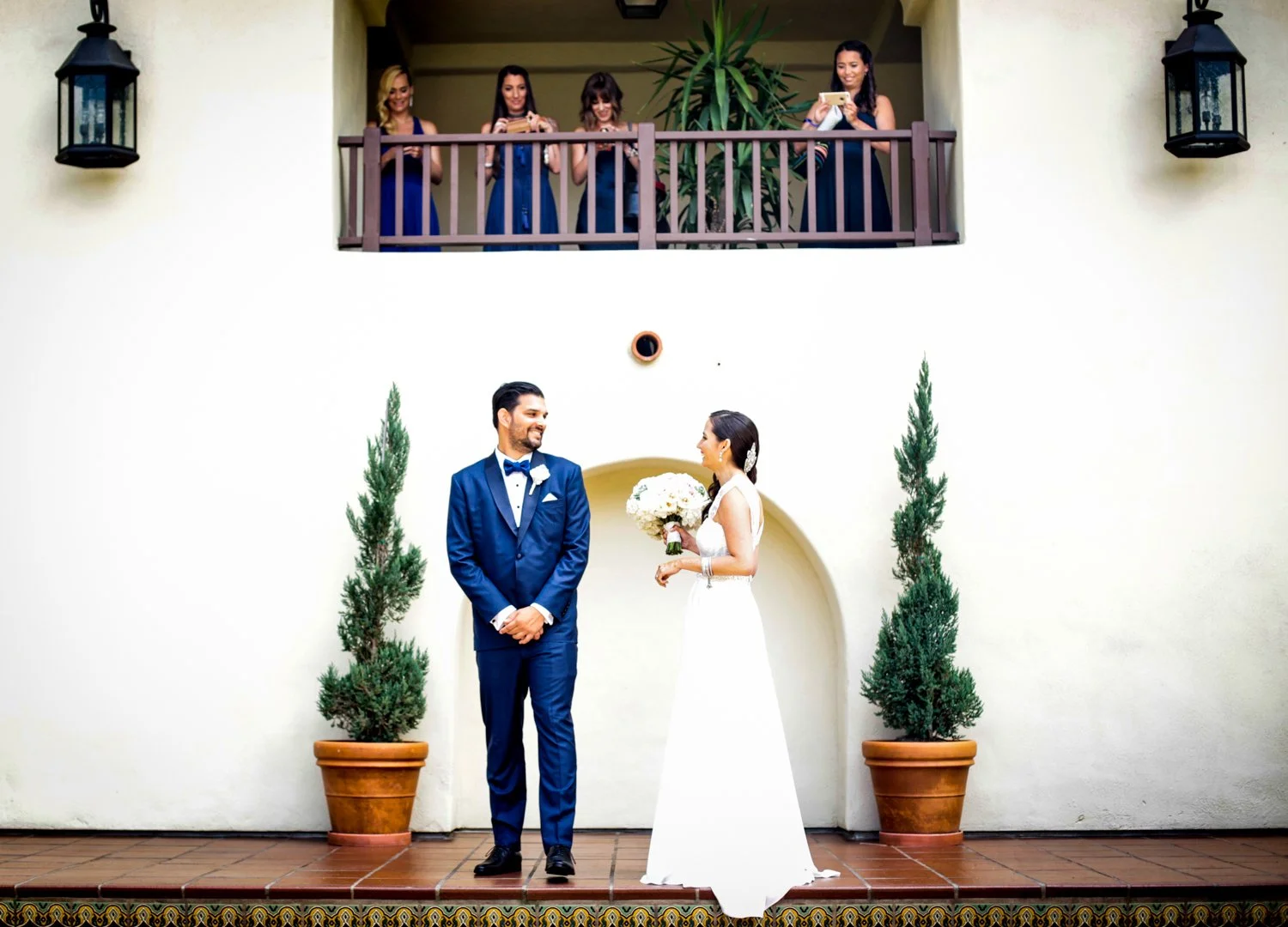 Creative First Look Ideas for Your Wedding Day | Florida Wedding Photographer