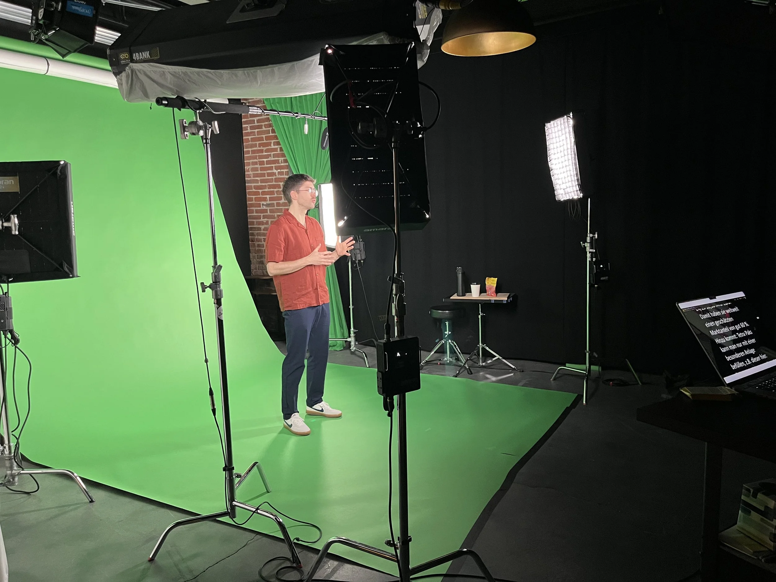 Green Screen Shoot for ZDFbesseresser