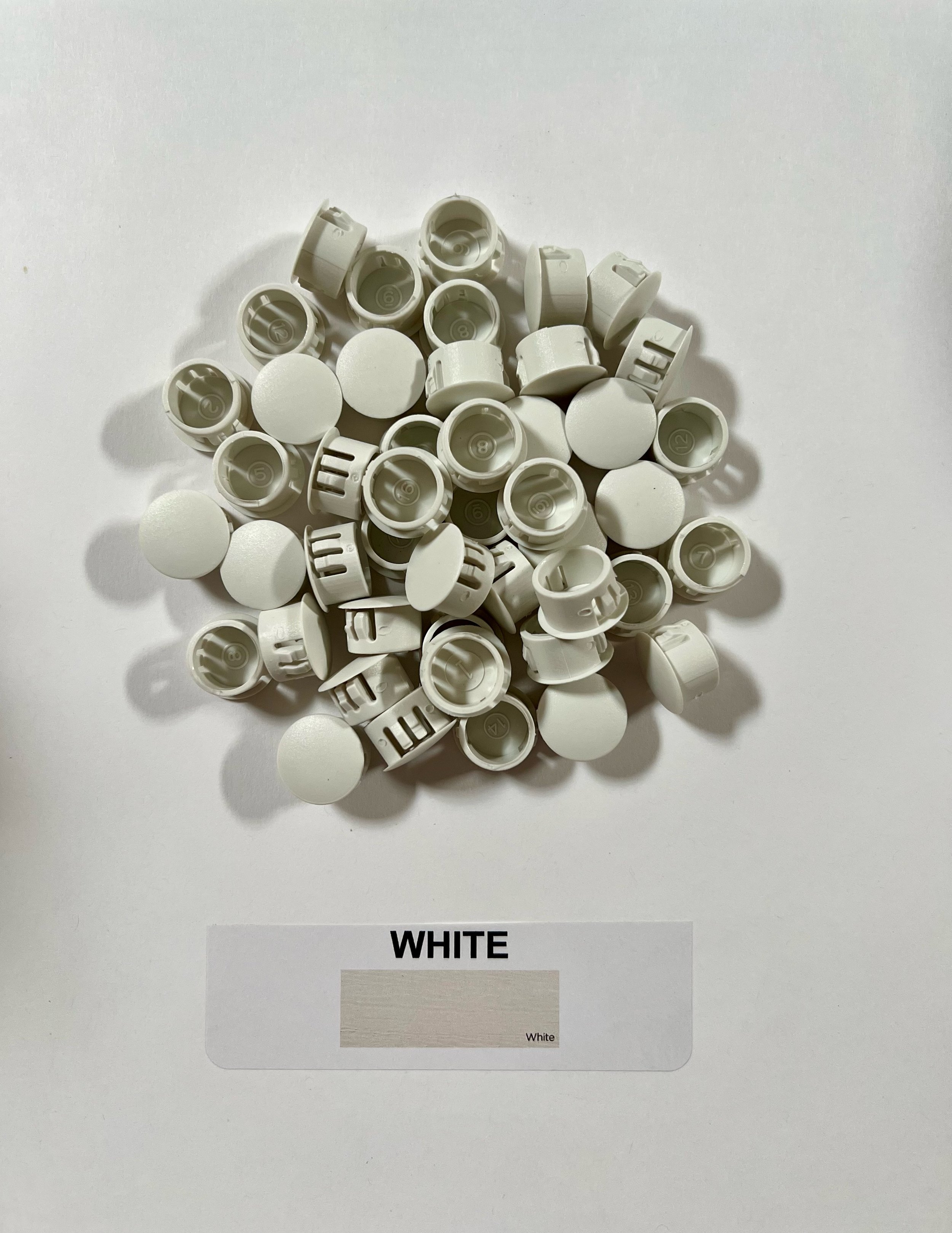 50 Qty Aluminum Patio Cover Plug Replacement Parts — LB Structural Inc