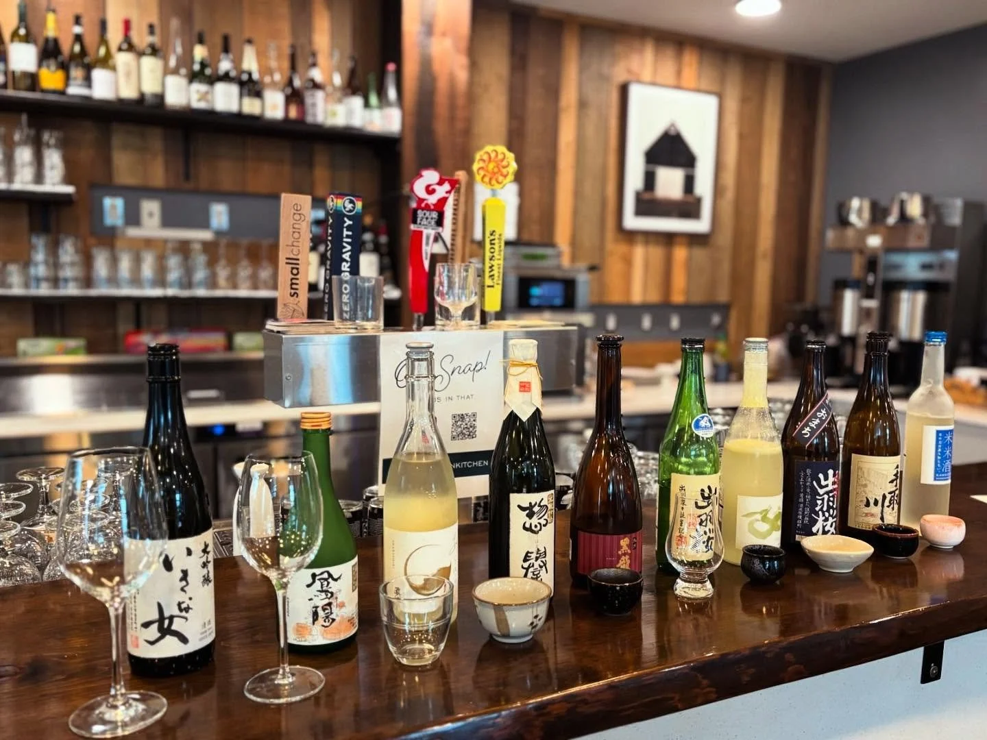 Oh what beautiful things&hellip; 
The sake line-up for the event tonight with @washoku_renaissance and @thesakeninja 

#sake #tastingevent #saketasting #sakebar #charlestownma #happeningnow #beautifulthings