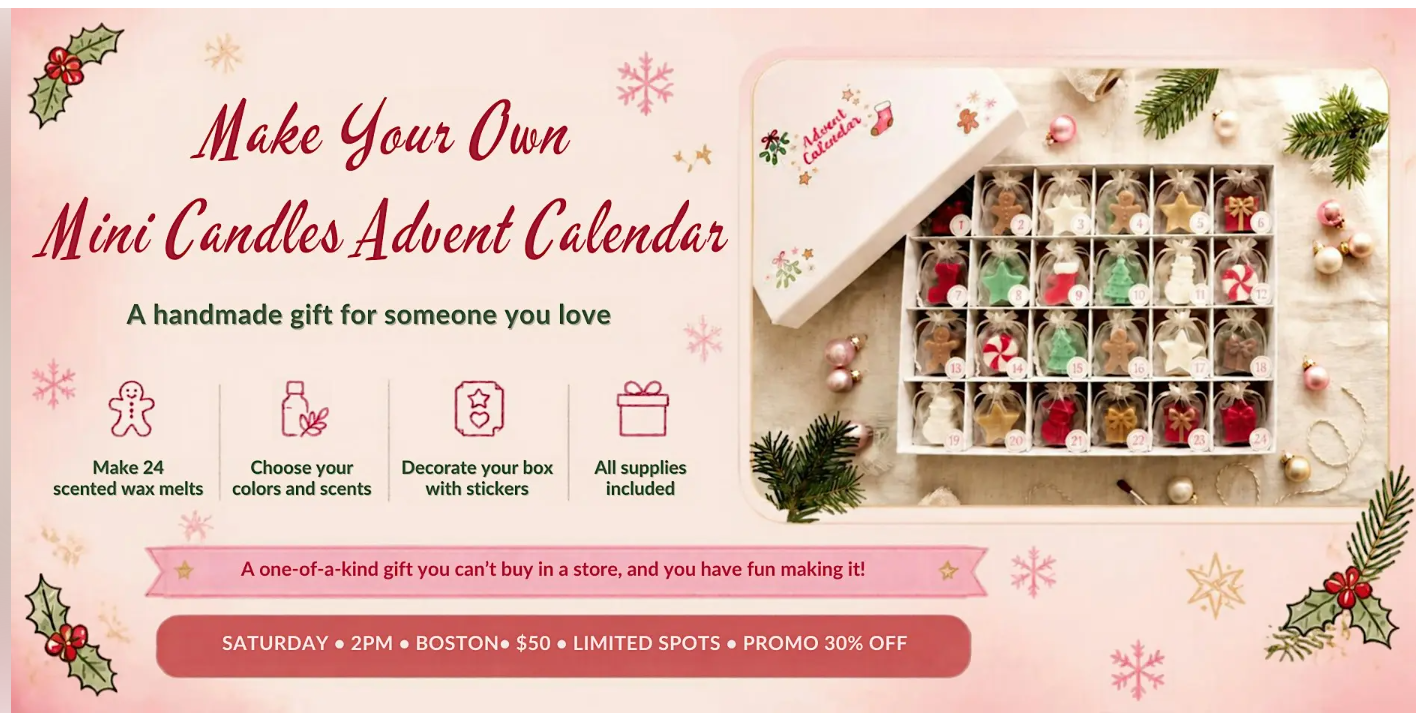 Make Your Own Mini Candle Advent Calendar