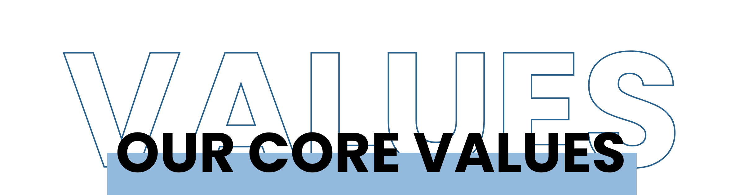 Our Core Values