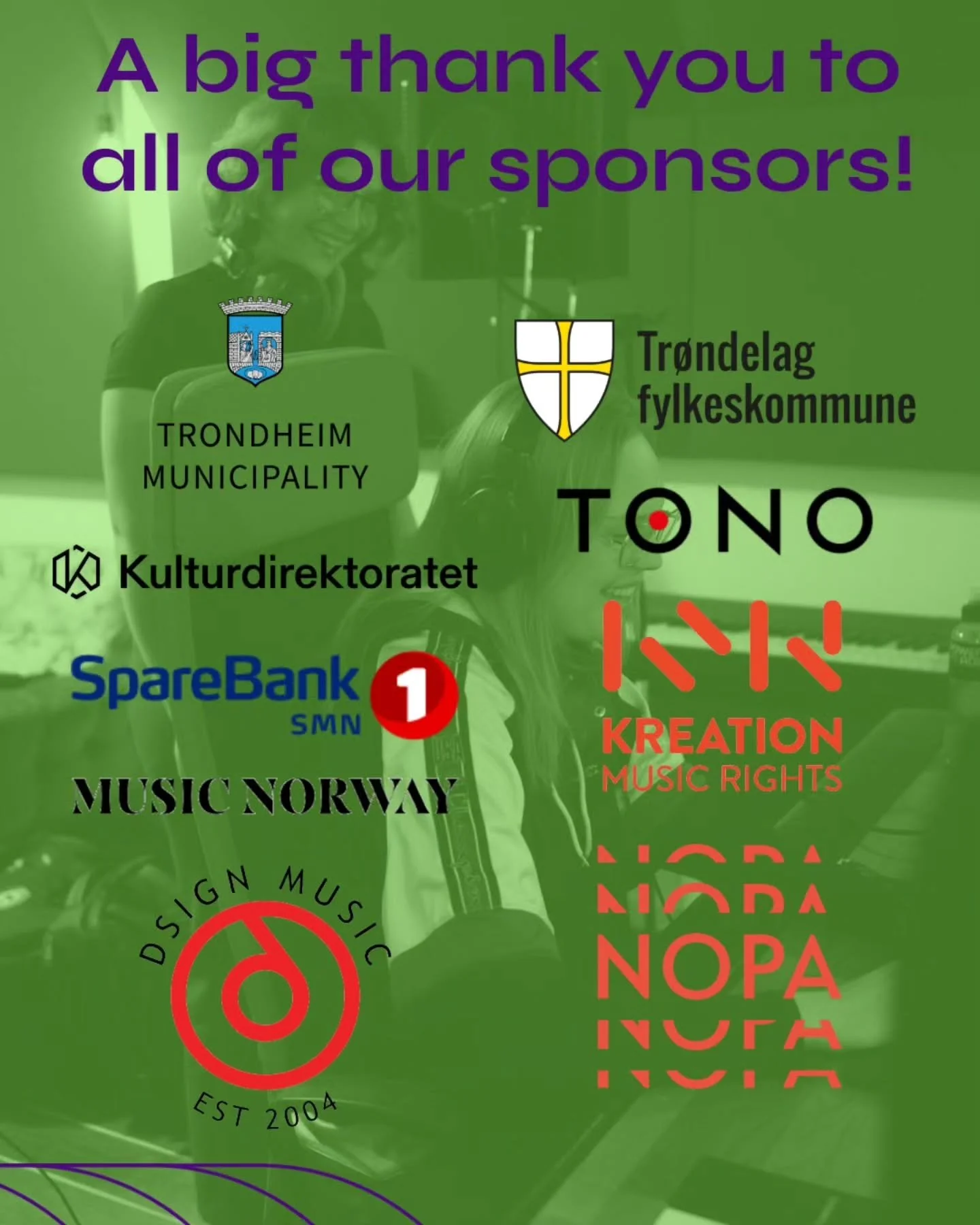 Hosting Song:Expo is a great affair that takes alot of time and resources, and it would not have been possible to do without our amazing sponsors! A big thank you to all of our sponsors for contributing! 🫂