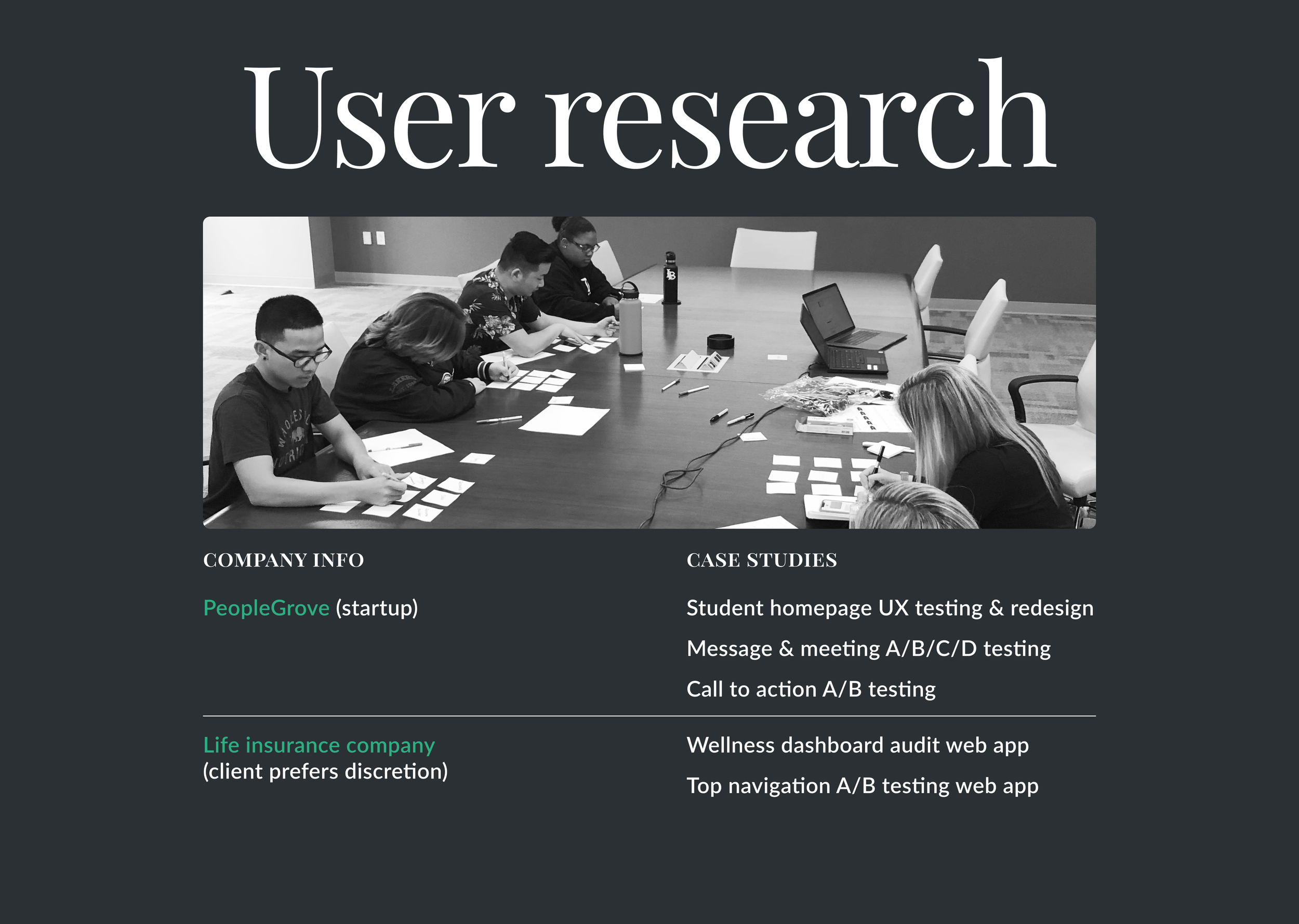 User research