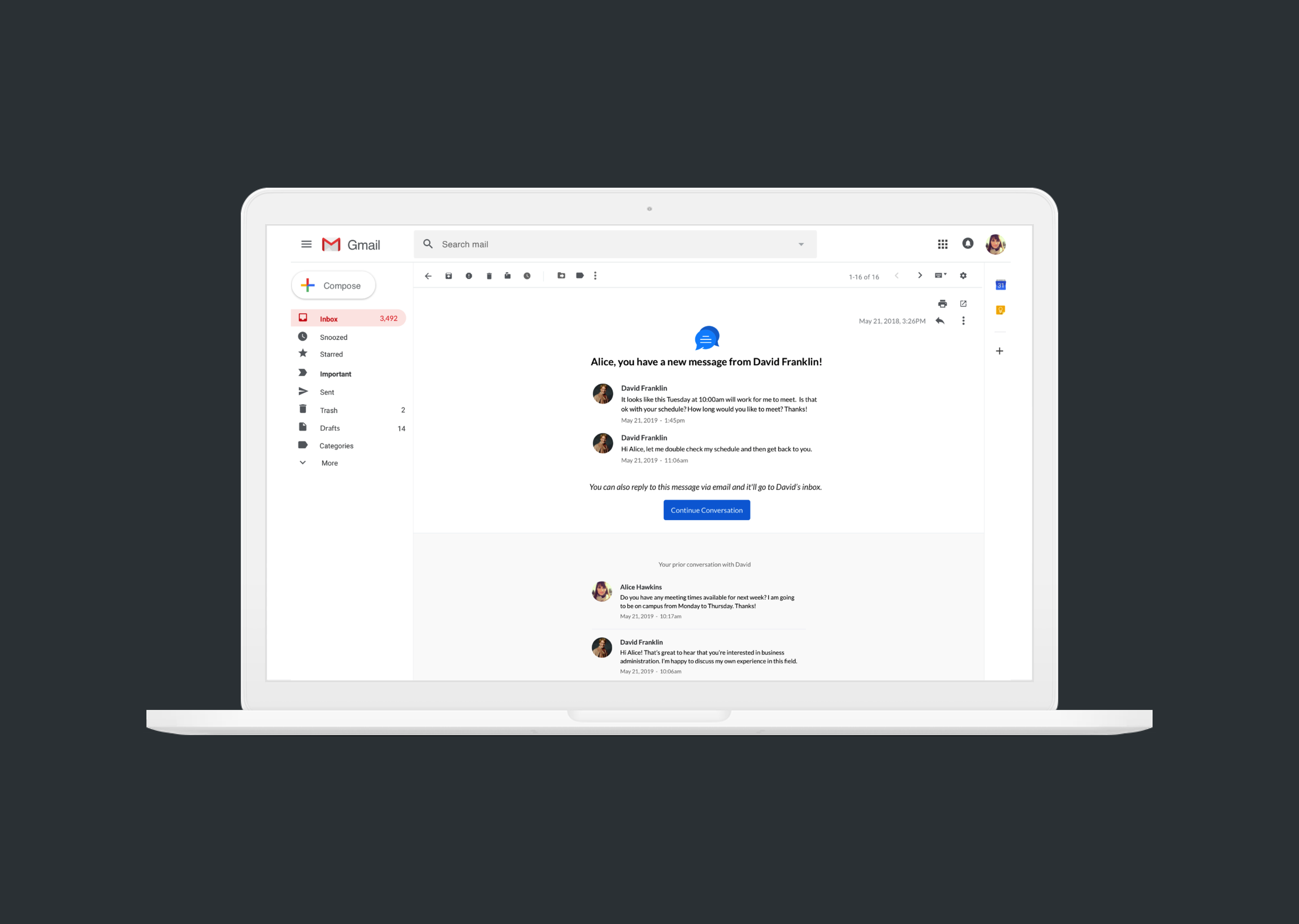 PeopleGrove, Call to action A/B testing