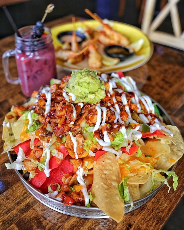 Days like this call for a stiff drink and a volcano of loaded nachos 🤯