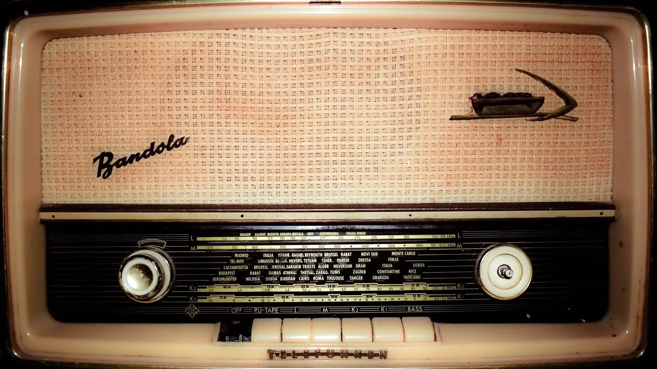 Радио старое рисунок