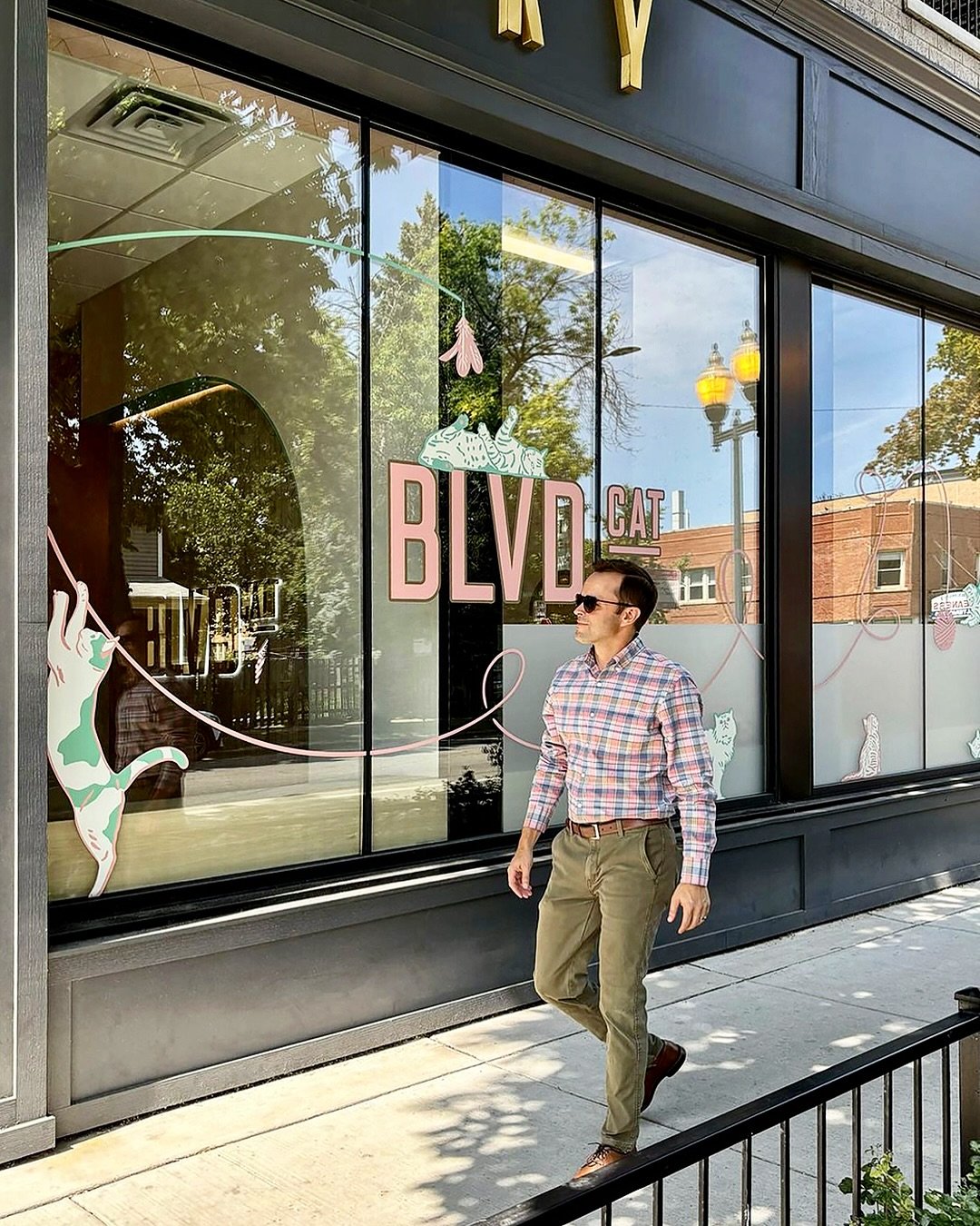 Happy 1 year anniversary to our client &amp; pals over at @blvd.cat!
.
We&rsquo;ve had a blast extending the @blvd.vet brand across this new clinic concept with the help of @chgohoods 🐈