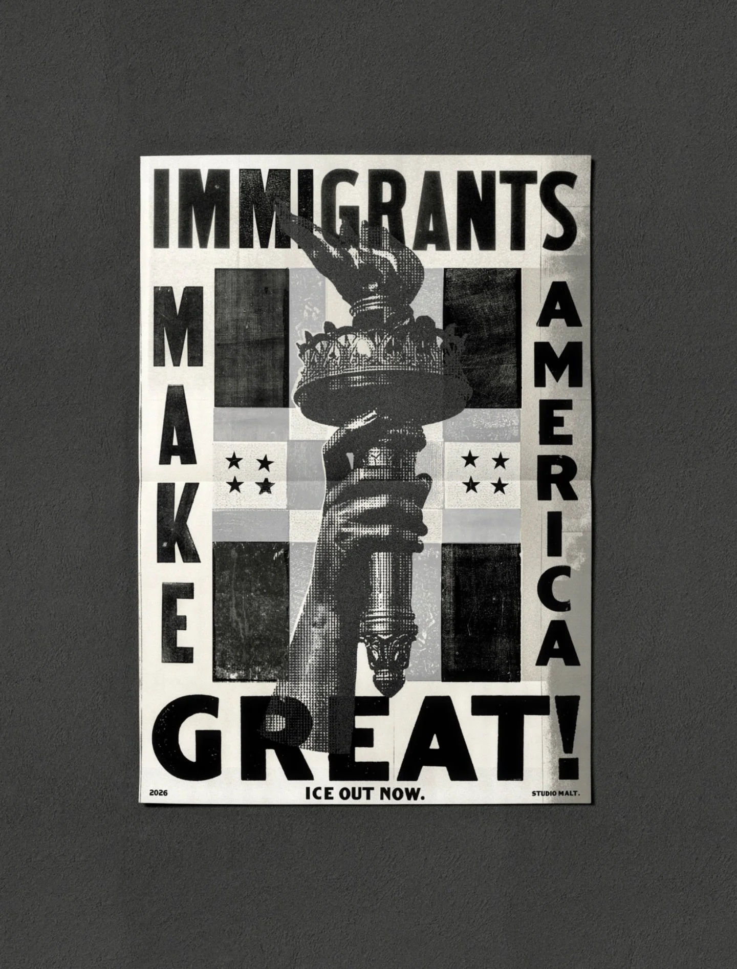 A sentiment that really needn&rsquo;t be said, yet here we are.

Like many Americans, we&rsquo;re a family of immigrants. Our friends and neighbors are immigrants. Our community is strong only because of immigrants. Studio Malt stands with them&mdash