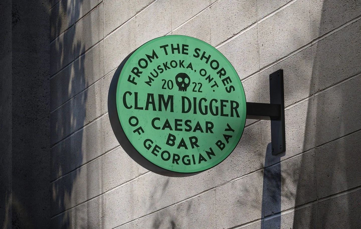 Working though case study updates - this one from last year&rsquo;s rebrand of @clamdiggercaesar in Ontario. 💀