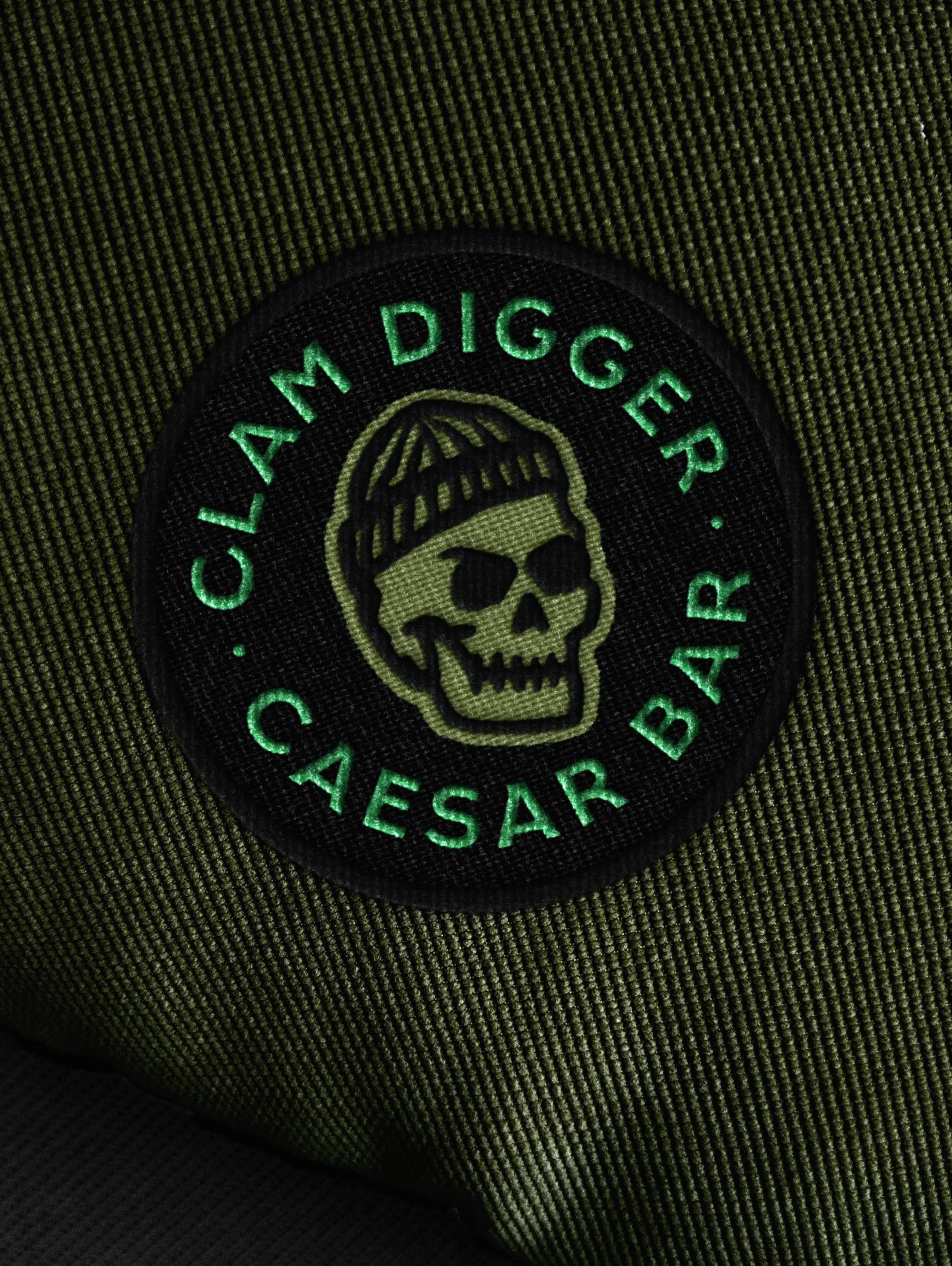 Spooky skull szn. 💀🫒
. 
#clamdigger #ontario #skulllogo #studiomalt #logodesign