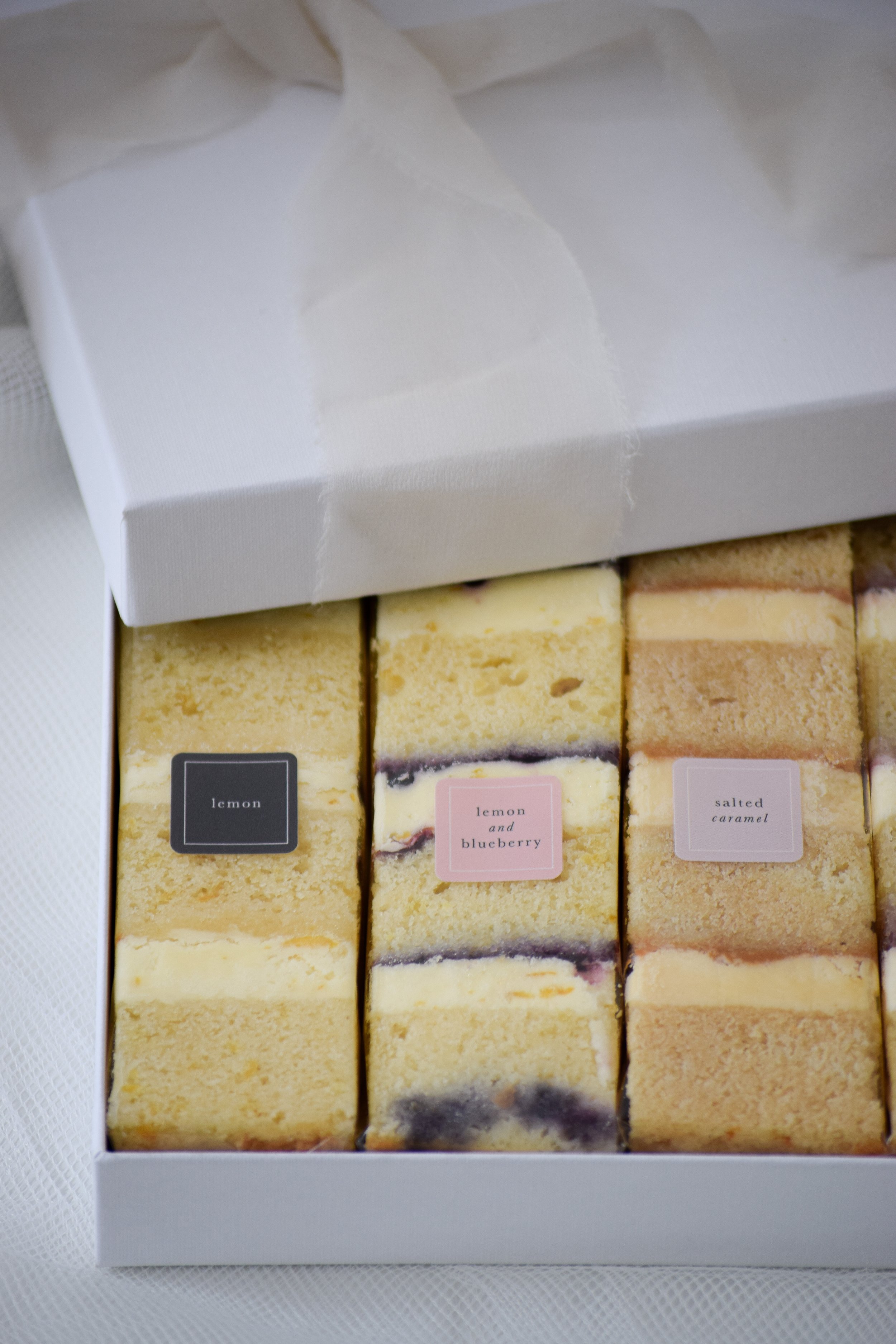 Wedding cake tasting box — DOTTY ROSE