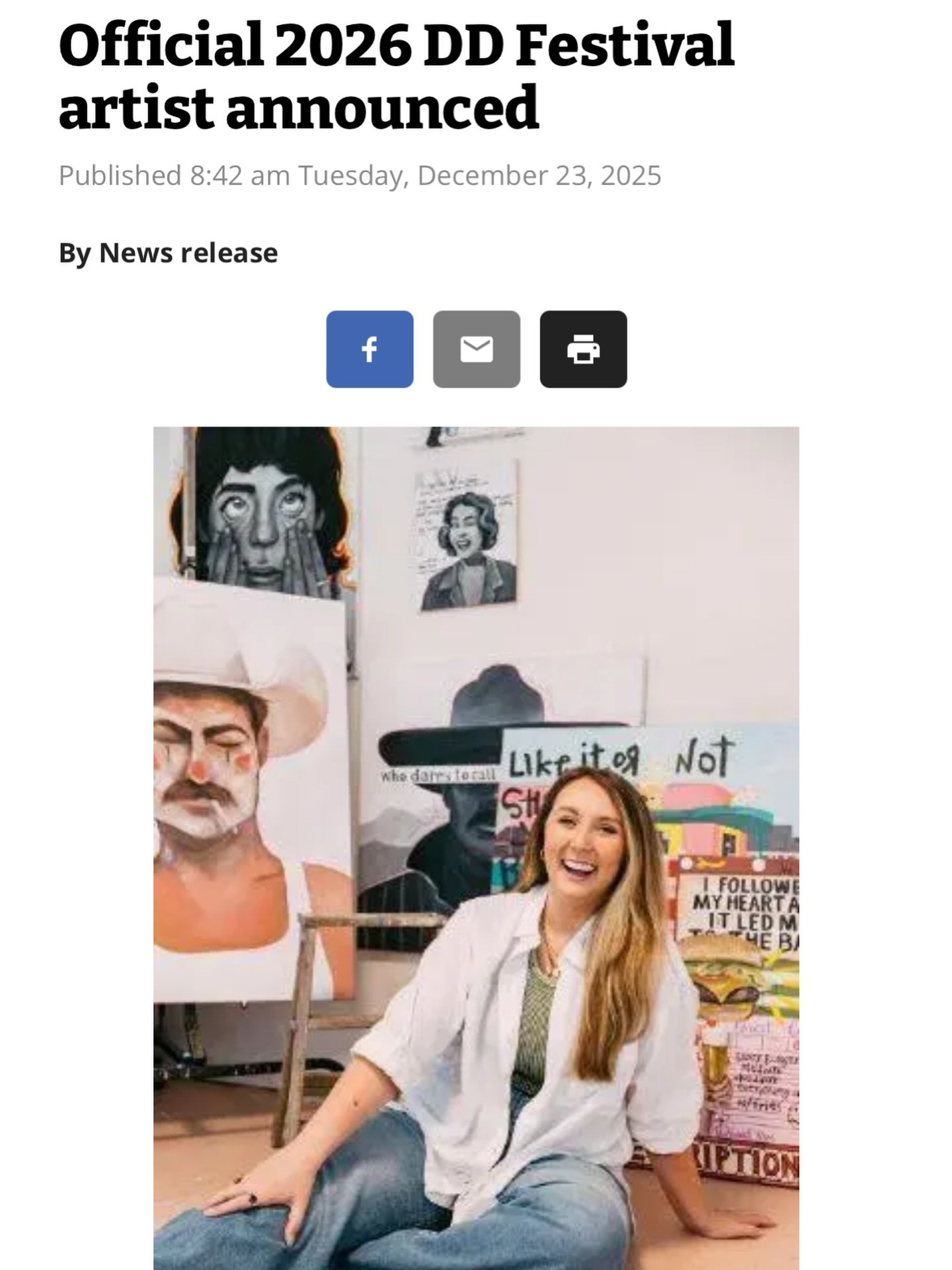 Merry Christmas Eve Eve to me!! The cats out of the bag I guess 😅 (thanks @kmichellebmitchell for telling me this was announced) I&rsquo;m so excited to be the official artist for DD &lsquo;26 @doubledeckerart 🎉 
I&rsquo;M COMING FOR YA 2026!!