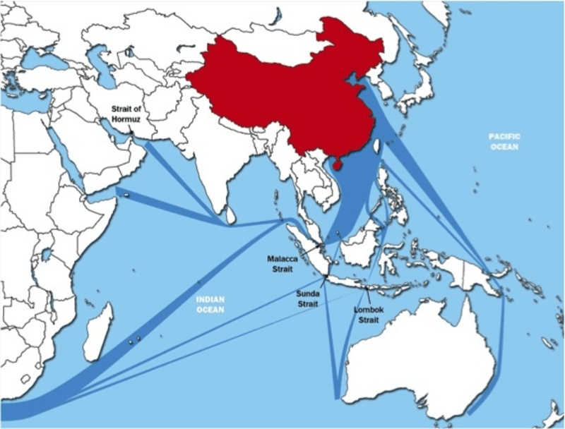 CSBA: Shipping Lanes through the South China Sea.