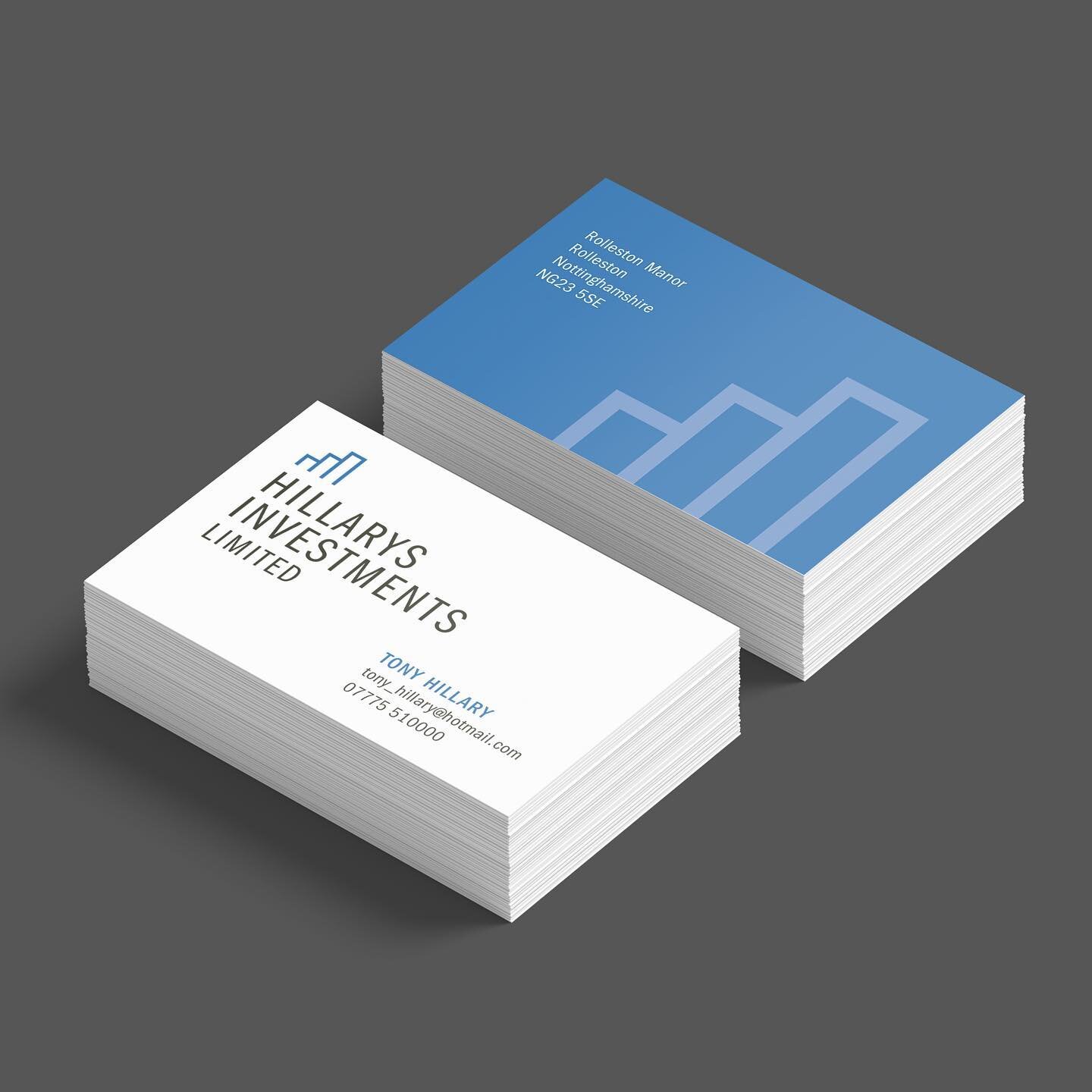 Two personalised sets of Hillary&rsquo;s Investments business cards, designed and supplied to Tony and Michelle Hillary. 📦

Clean, well laid out and considered spacing. 🤩 
.
.
.
.
.
.
#businesscards #brandingidentity #investmentopportunity #investi