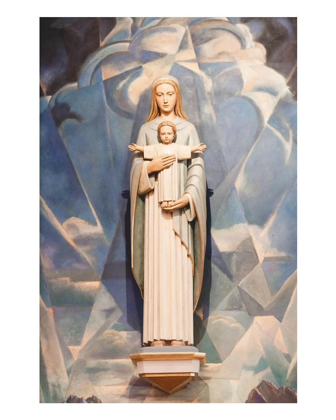 Happy feast of the Nativity of the Blessed Virgin Mary!

&ldquo;Mary tenderly kissed her little Son, often pressed Him to her heart, and lavished on Him all the endearments of a mother. And Jesus, as an Infant, turned His eyes to her, smiled upon her