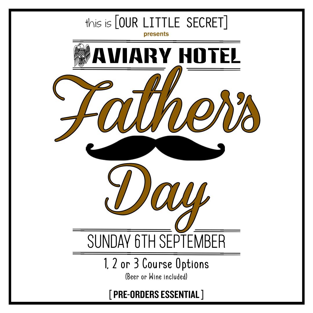 Father's Day Set Menus - Available for Pick-up or Delivery