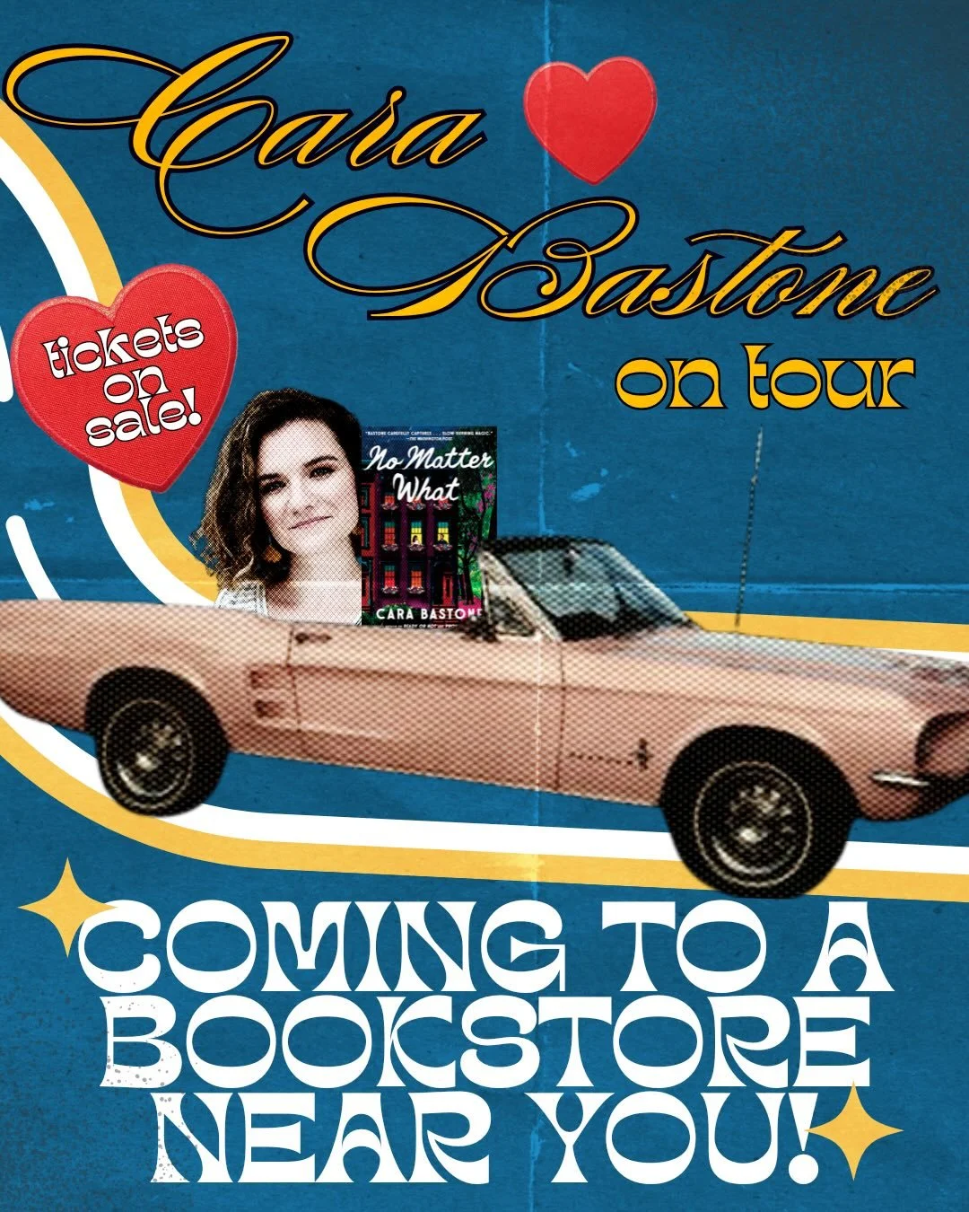 Don&rsquo;t forget to get tickets for my No Matter What tour! 💙🚙

I&rsquo;m a huge fan of all these bookstores and I can&rsquo;t wait to share this book with you guys 🤍📚

Link in bio for tickets. 🎟️