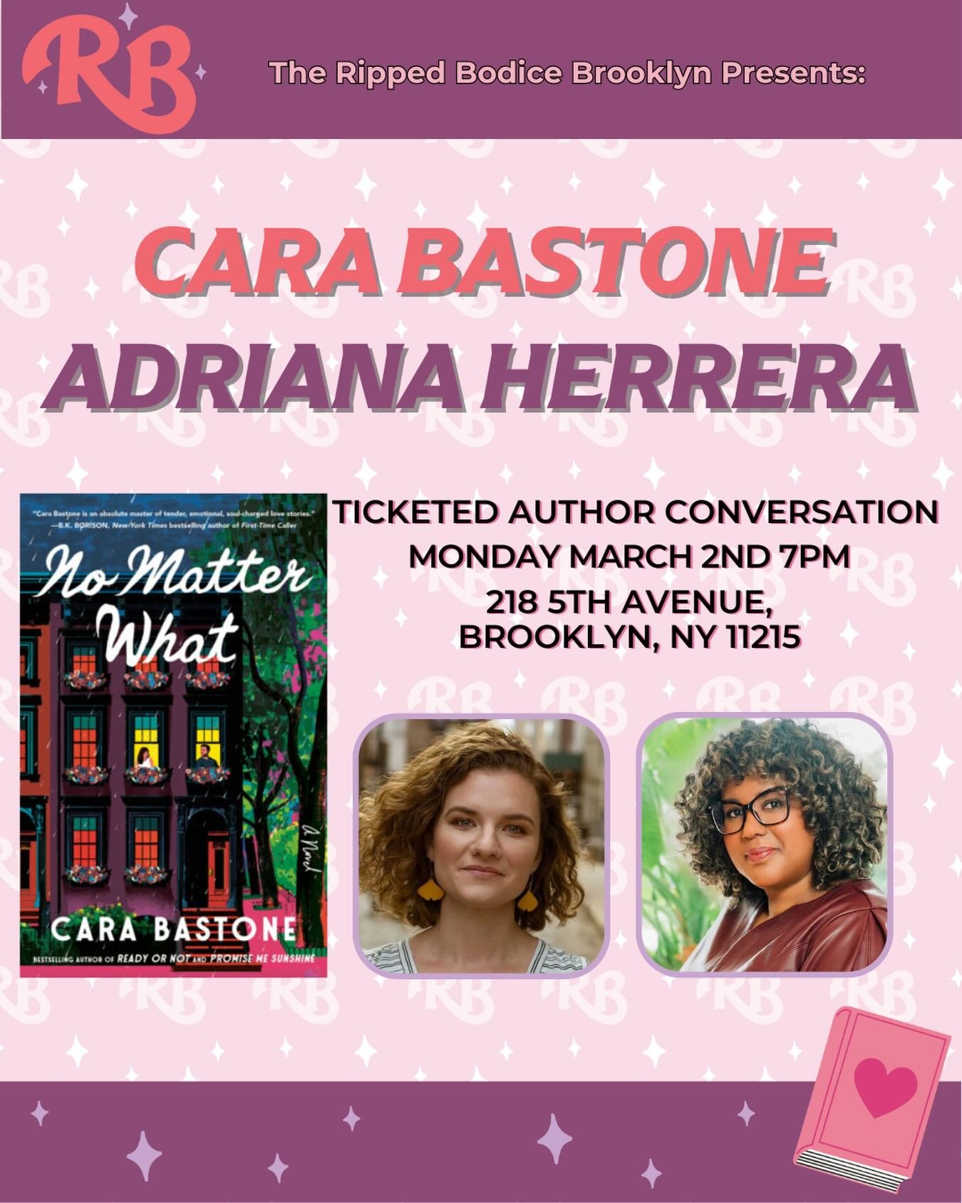 Come see us at our event @therippedbodice on 3/2 at 7 pm. The romance! The chit chat! The wildly defined curls! You want it, we&rsquo;ve got it. Nearly sold out so run to the link in bio!