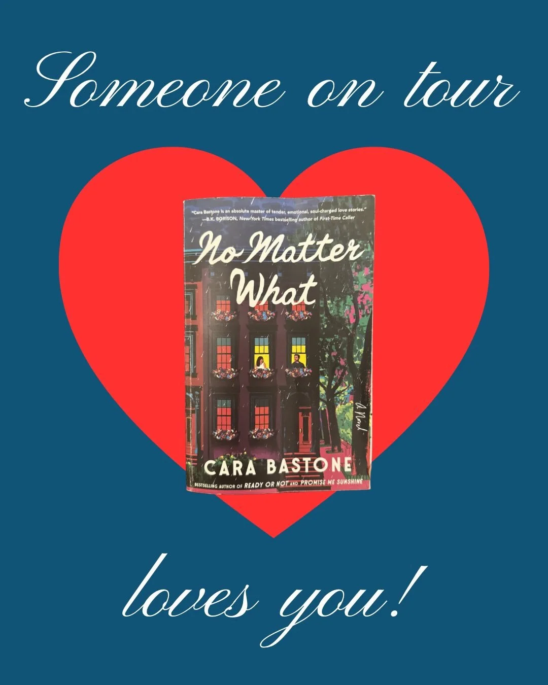 Thank you for signing my copy of No Matter What! I will treasure it forever&hellip; 🥫💙