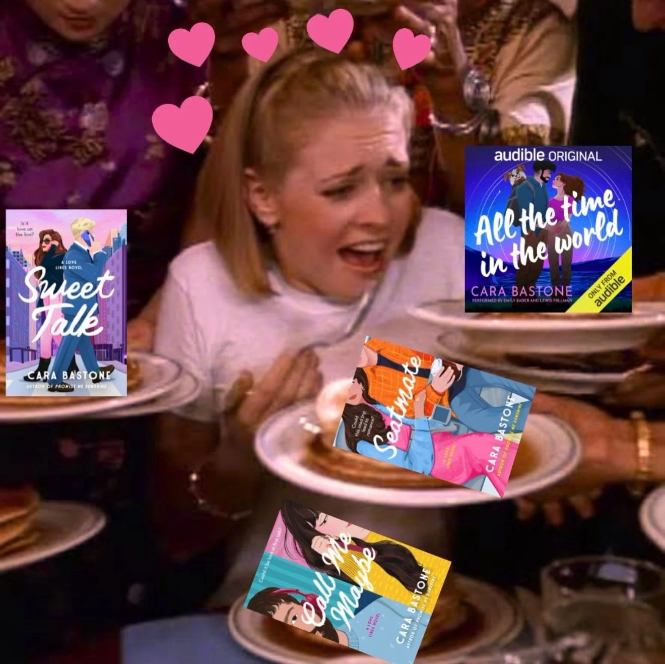 How this summer is going to feel&hellip; 📚☀️

🌌 All The Time in the World is out June 18th
☎️ Love Lines series is out July 14th 

Link in bio to pre-order!