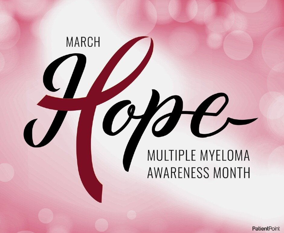 March is awareness month for multiple myeloma. Learn more here: https://www.cancer.org/cancer/multiple-myeloma.html