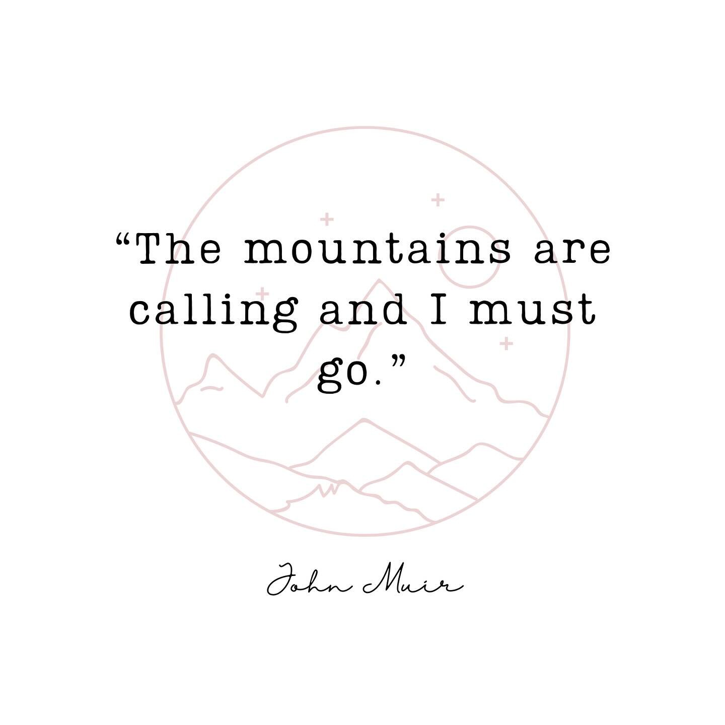 &ldquo;The mountains are calling and I must go.&rdquo; ~ John Muir

It&rsquo;s International Mountain Day! What mountain is calling your name? 🏔️💭

#mountainsarecalling #dreambigneverquit #getoutside #smallbatchsanctuary #tattooinspo