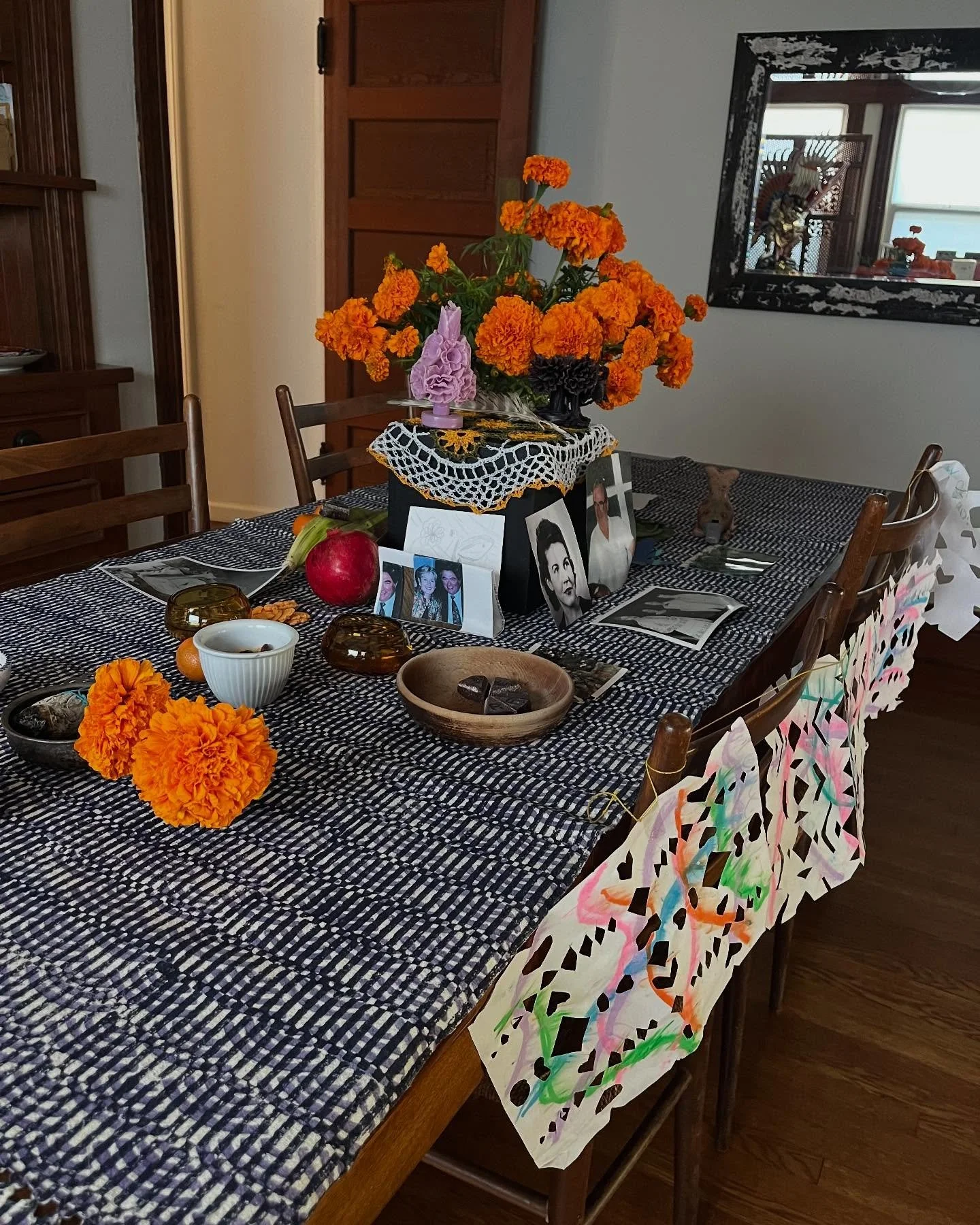 Sept/Oct what a blur. My words are spent for the day so instead I will share a poem by Barbara Crooker:

&quot;In the Middle&quot;
of a life that&rsquo;s as complicated as everyone else&rsquo;s,
struggling for balance, juggling time.
The mantle clock