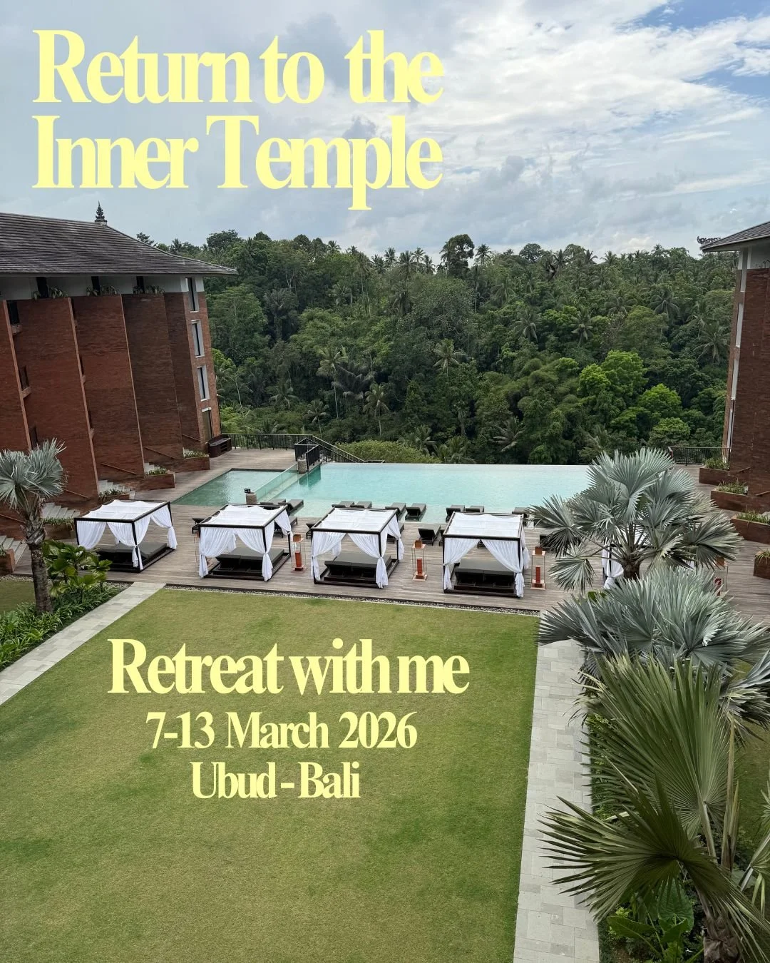 Bali Retreat Deposit 7 - 13 March