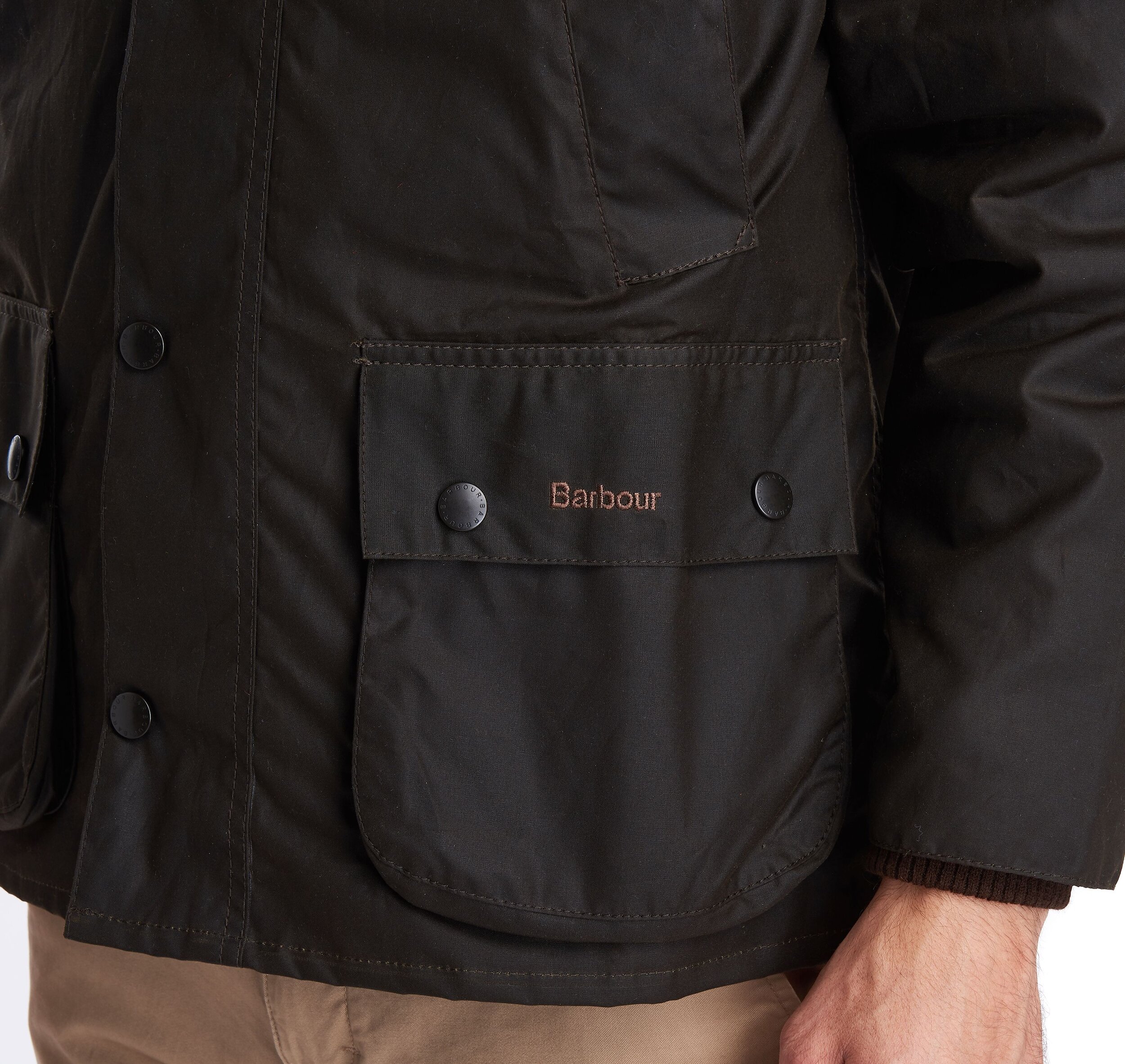 Geruststellen studie adelaar Barbour Bedale Waxed Cotton Olive Jacket — Portland outdoor store