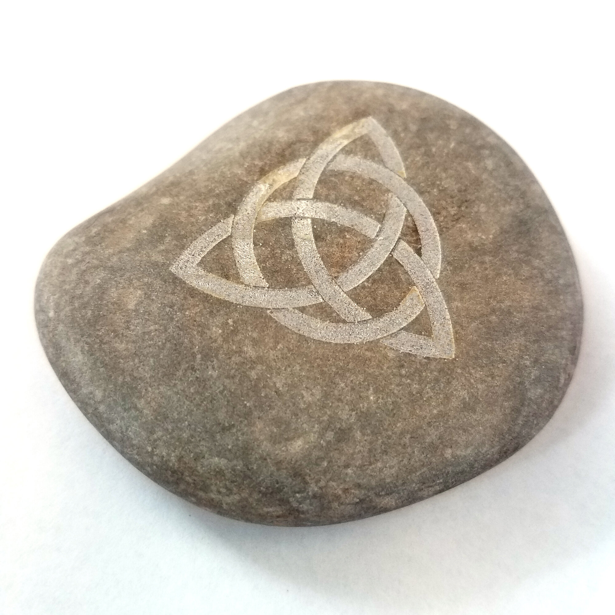 Love Knot Worry Stone Free personalized engraving 