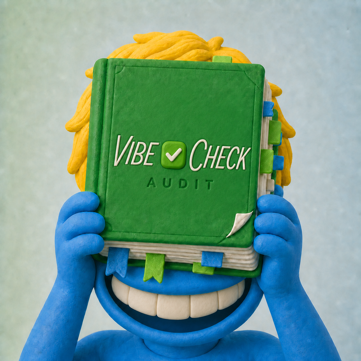A happy customer displaying their Vibe Check audit report