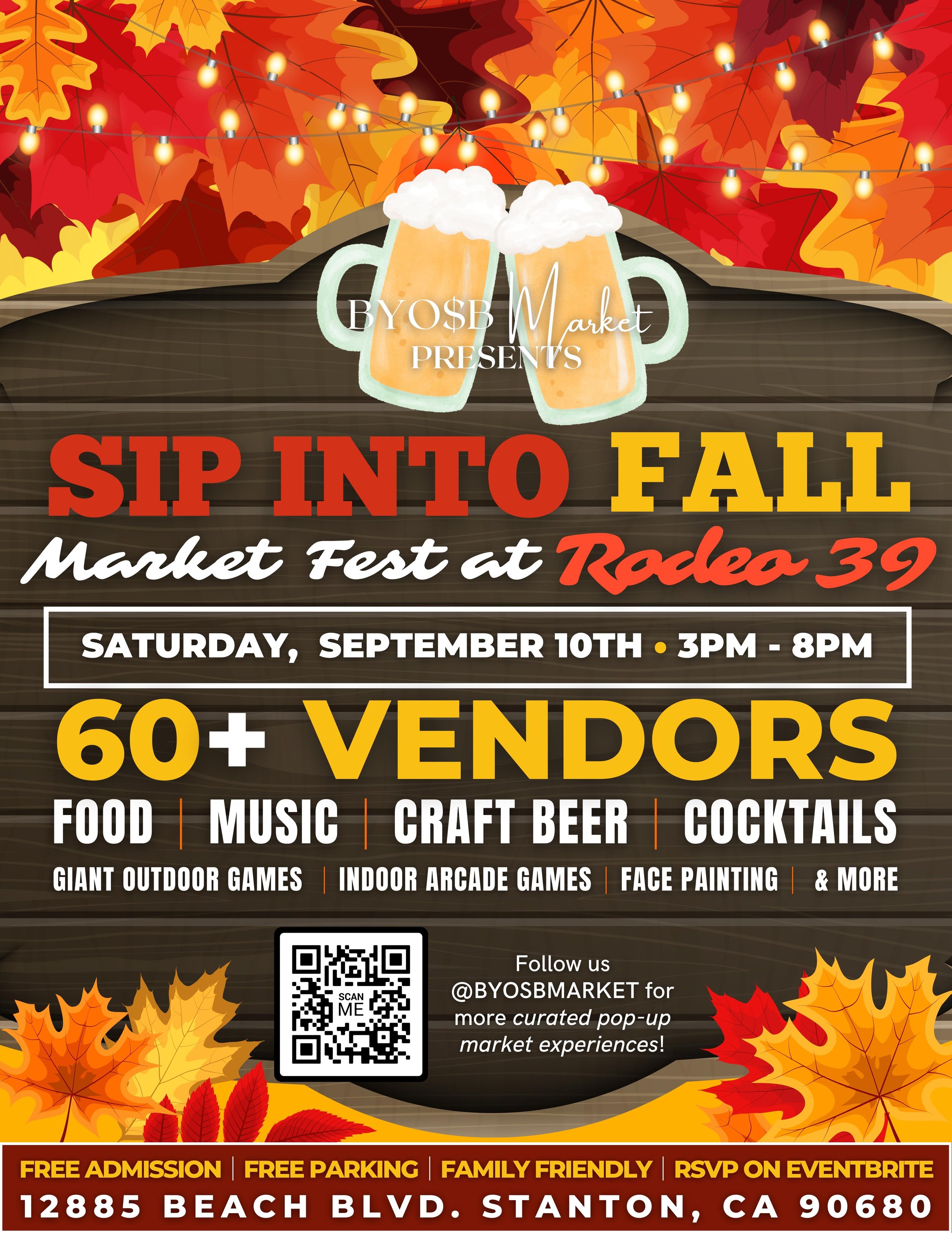 Sip Into Fall" Market At Rodeo 39 — Rodeo Public Market