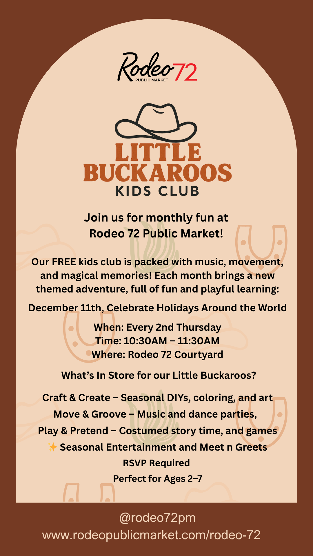 The Buckaroo Bunch Kids Club at Rodeo 72